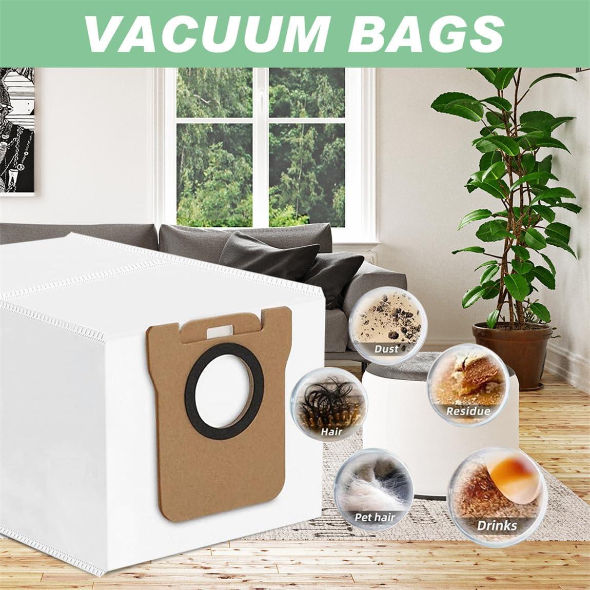 Bolsas de Polvo Reemplazo YJWZWE para Aspiradora Dreame D10 Plus - 6 Piezas