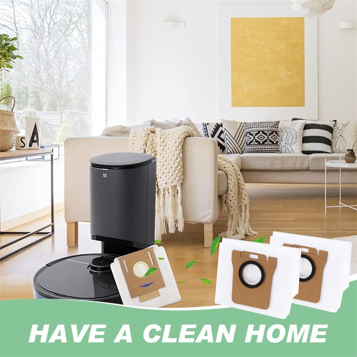 Bolsas de Polvo Reemplazo YJWZWE para Aspiradora Dreame D10 Plus - 6 Piezas