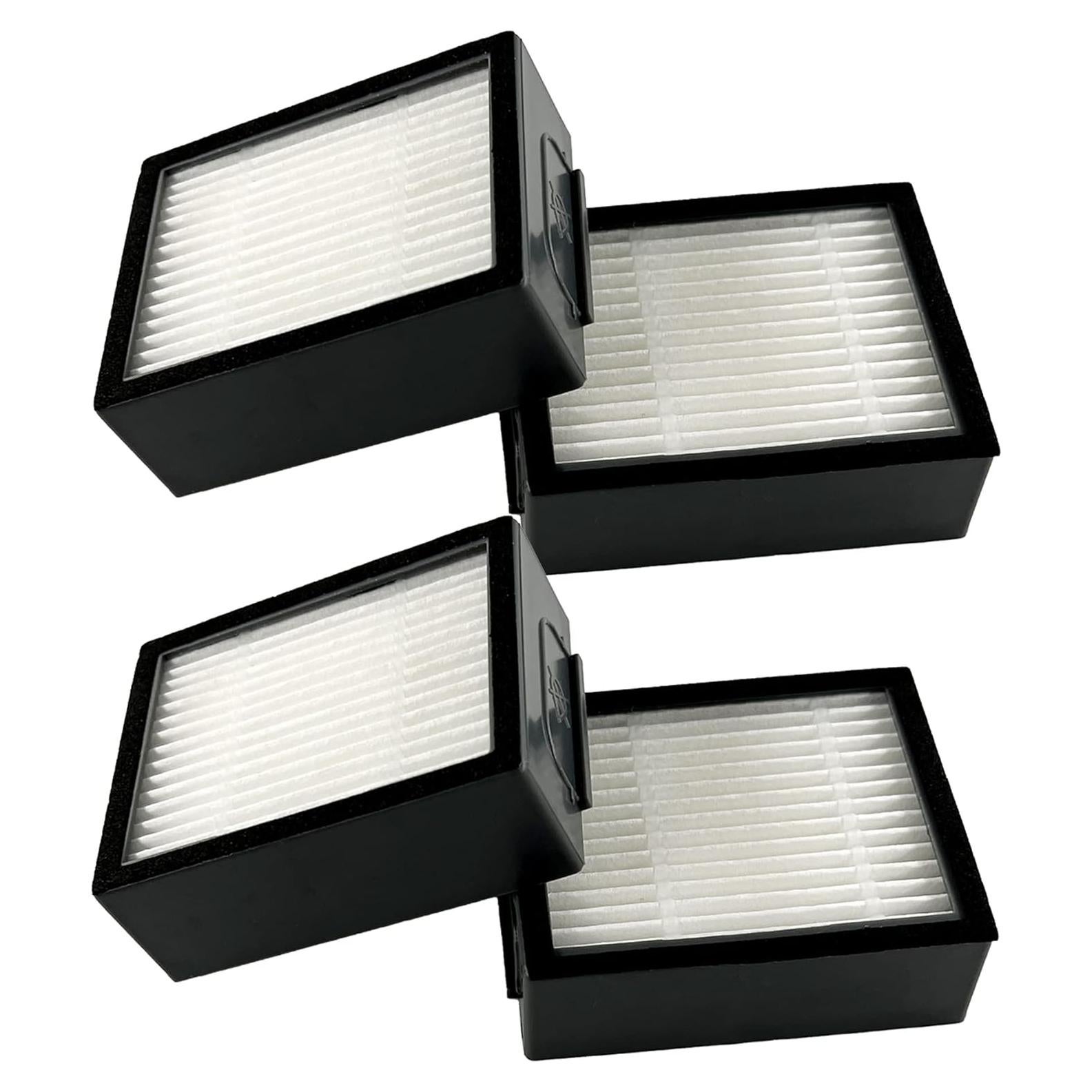 Kit de Filtros HEPA Dttery para iRobot Roomba e, i, j - 4 Unidades