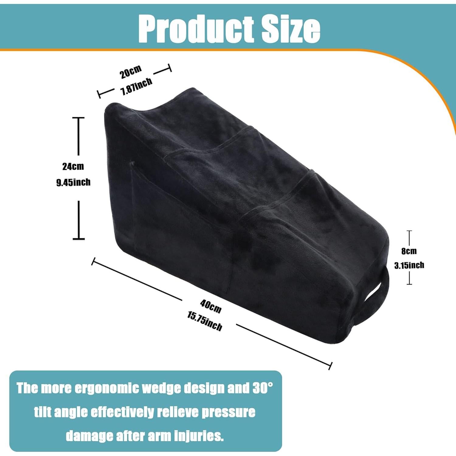 Cojín Elevador de Brazo Sexysamba con 5 Bolsillos - Negro