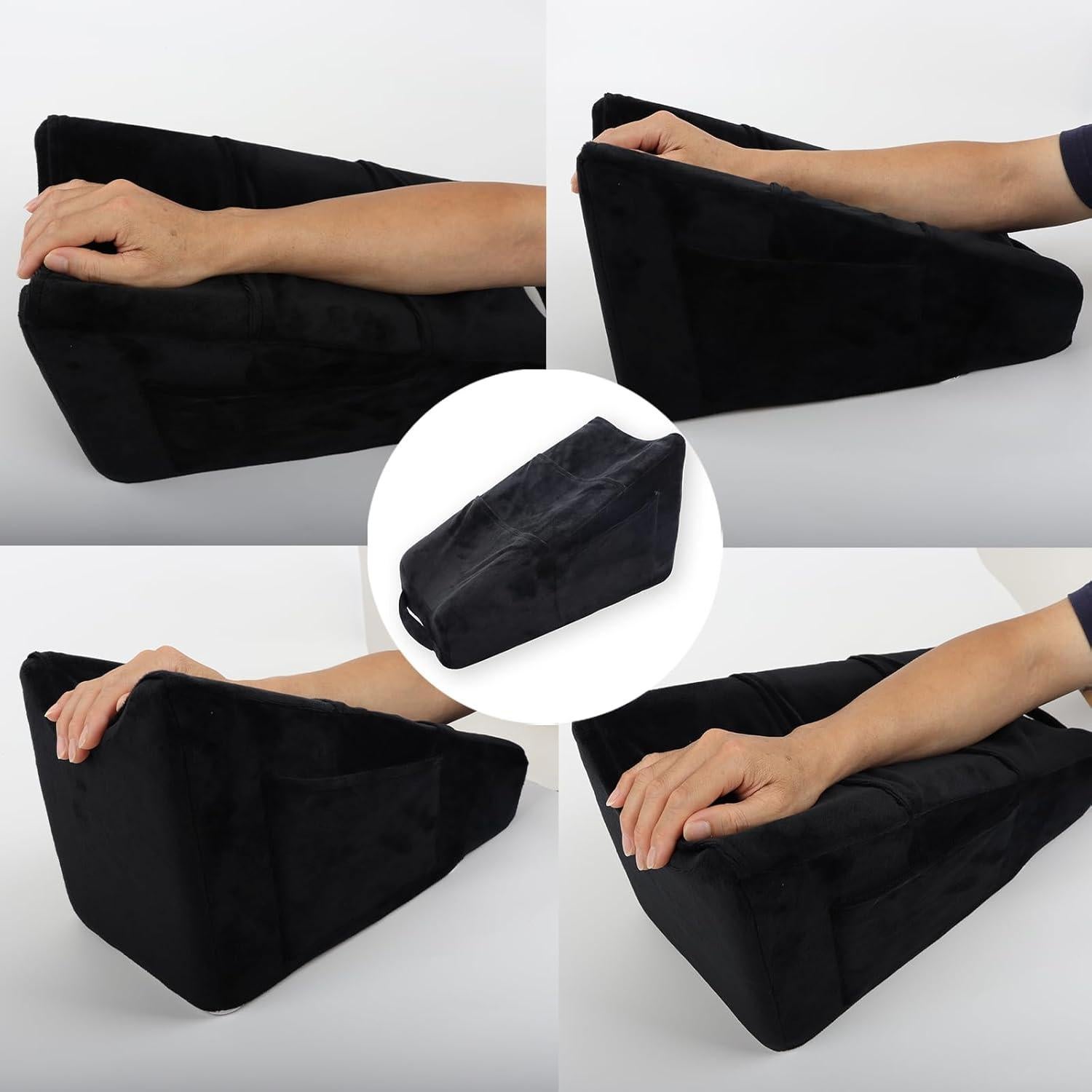 Cojín Elevador de Brazo Sexysamba con 5 Bolsillos - Negro