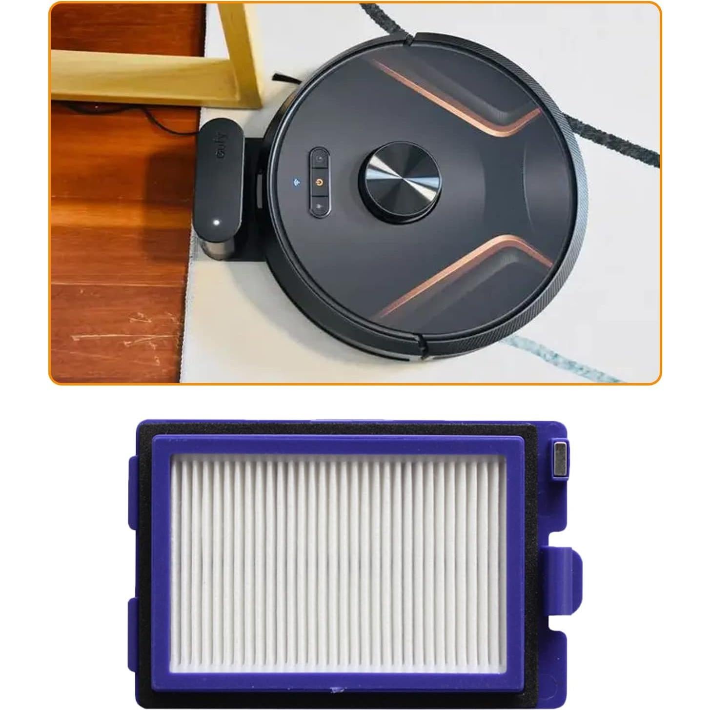 Kit de Repuesto Carkio para Eufy RoboVac X8 - 4 Filtros y 6 Cepillos