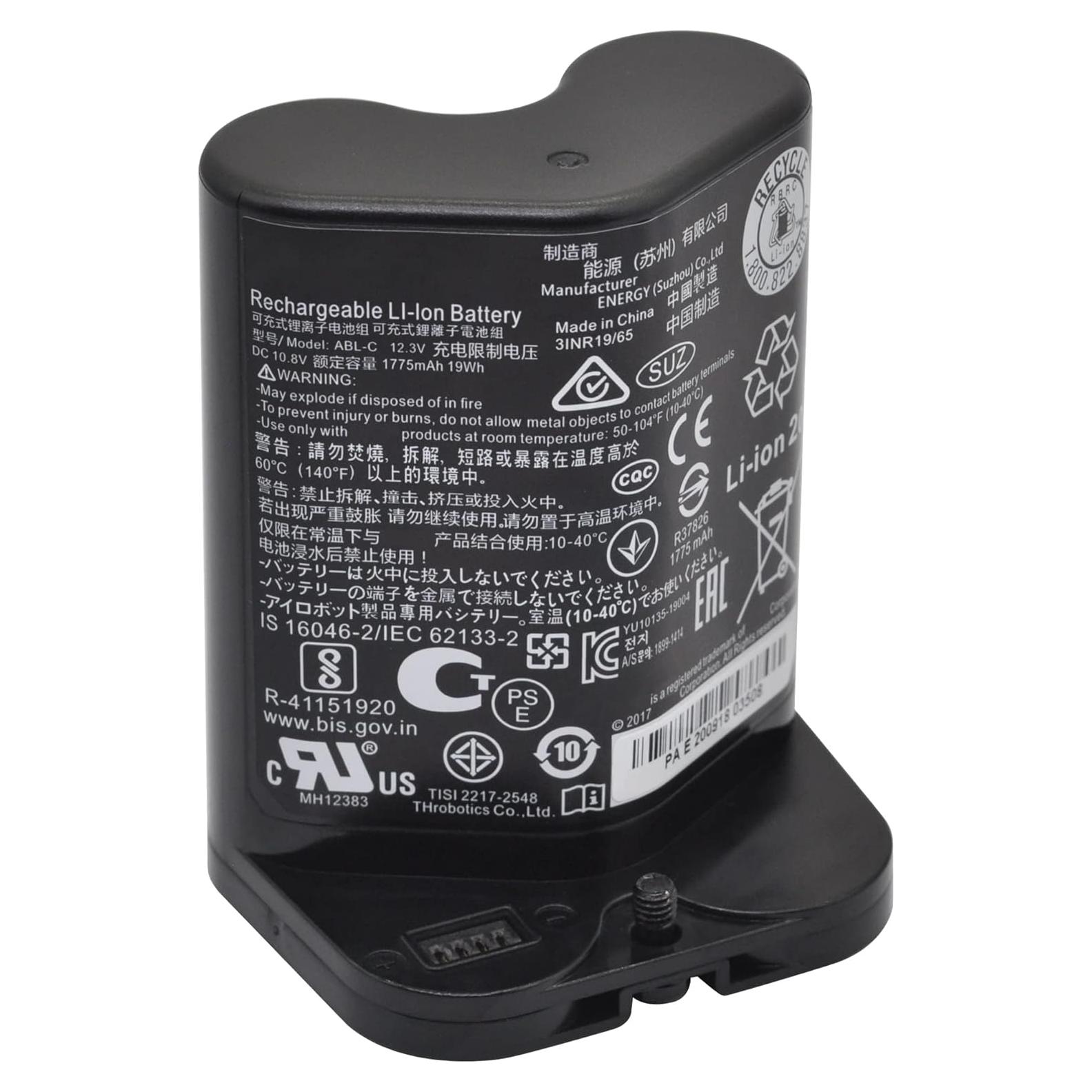 Batería de Ión de Litio DGFTB para iRobot Braava Jet M6 10.8V 1775mAh