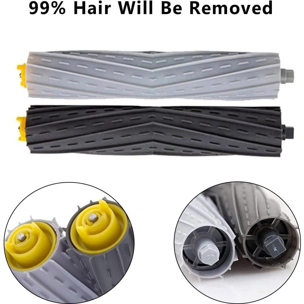 3 Piezas Repuesto Cepillo Rodante ECOMAID para Roomba 800/900