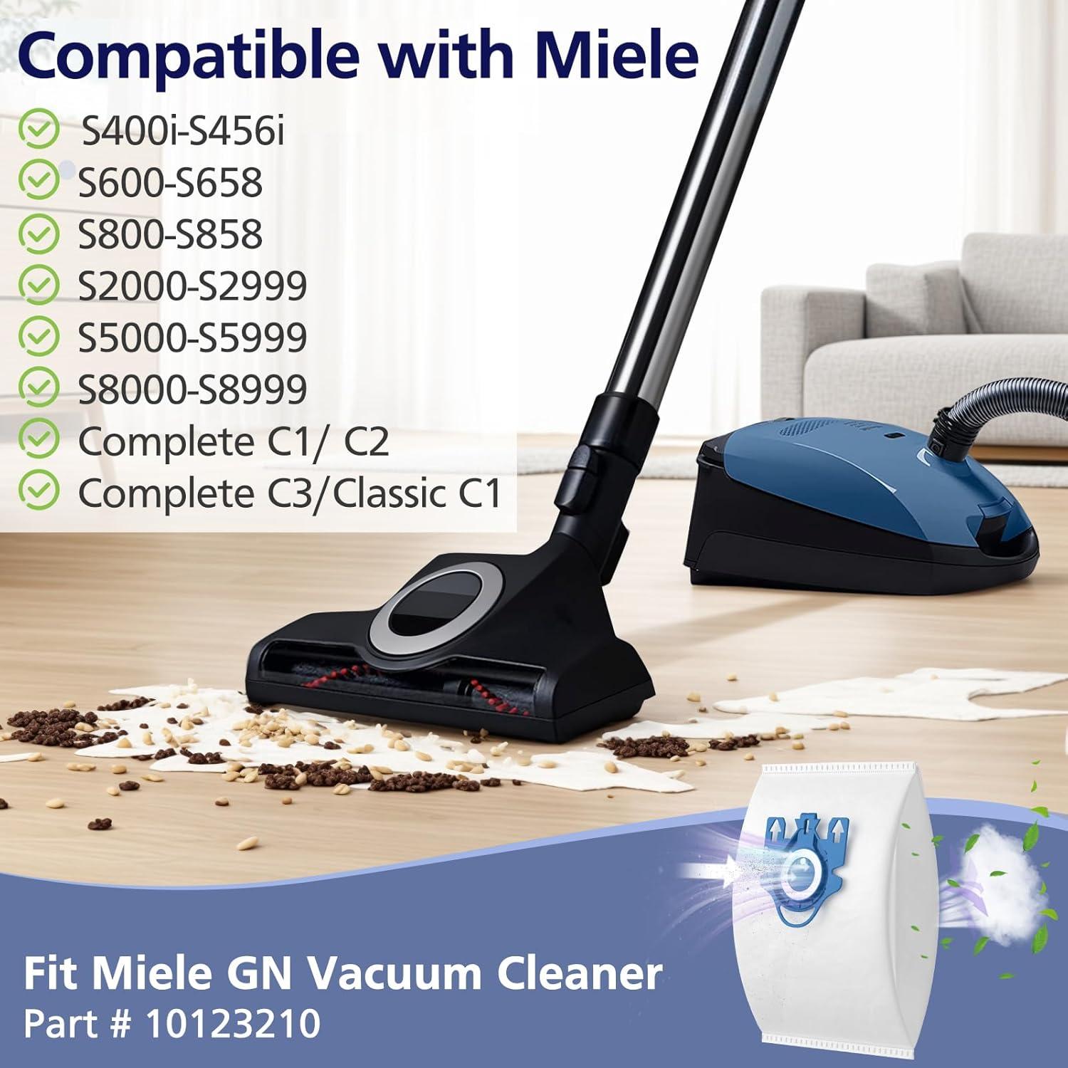 20 Bolsas de Aire 3D Ecleanfy para Aspiradoras Miele GN