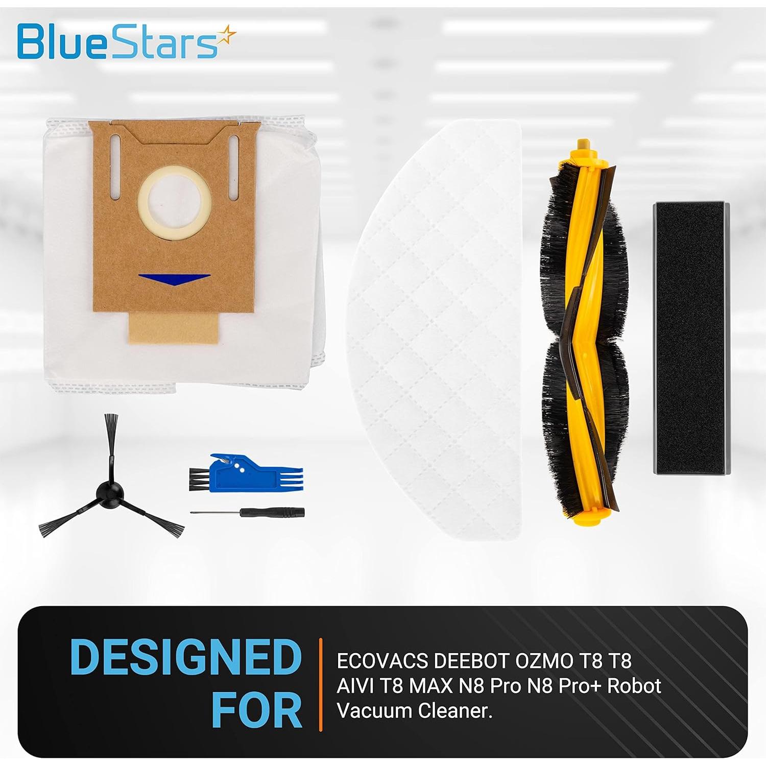 Kit de Reemplazo BlueStars para Aspiradoras Robot ECOVACS T8/N8
