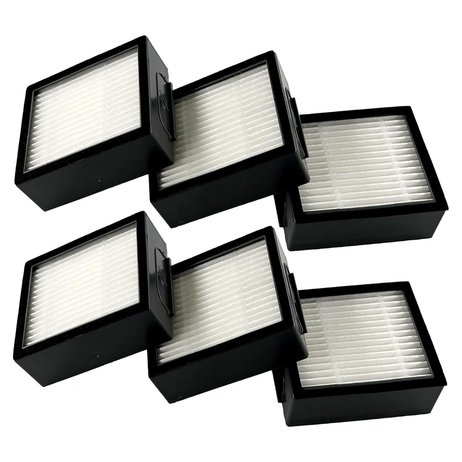 Kit de Filtros HEPA Dttery para Aspiradoras iRobot Roomba - 6 Piezas