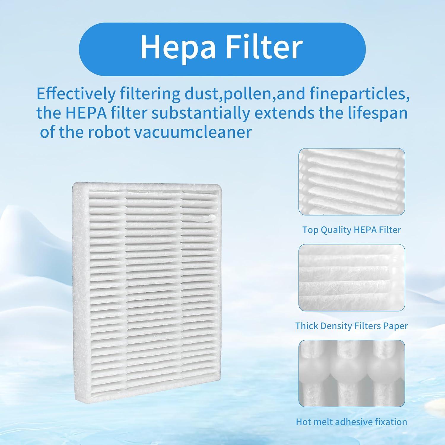 Paquete de 16 Filtros HEPA Amyehouse para iRobot Roomba