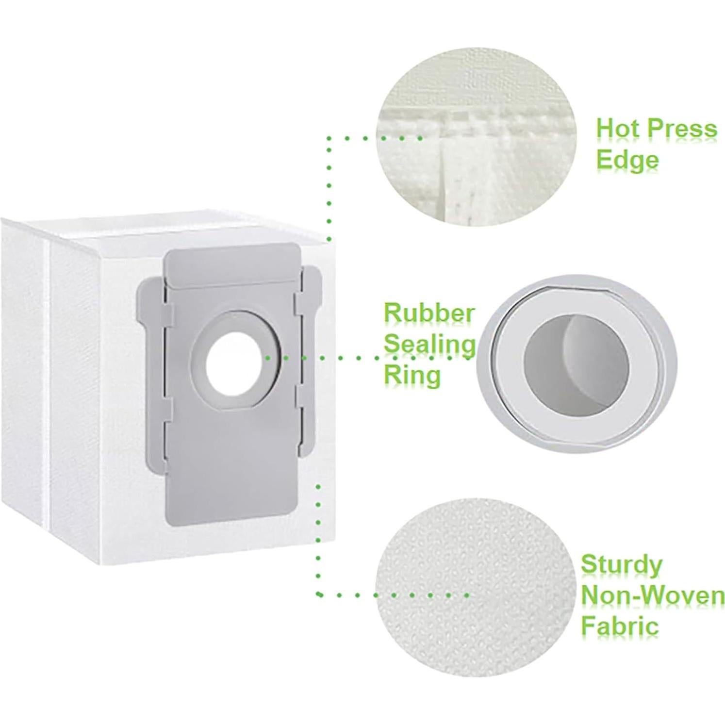 Paquete de 10 bolsas de vacío YCnaoanix para iRobot 2.7L