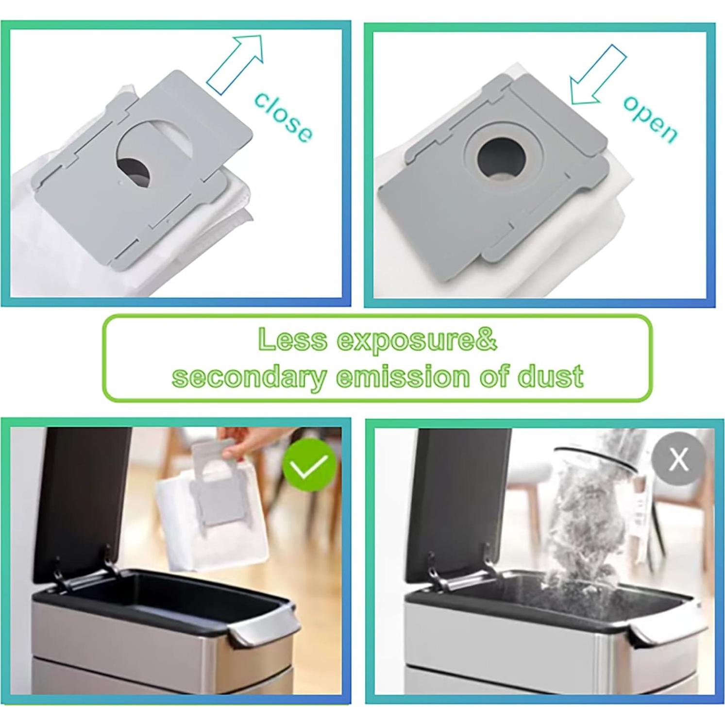 Paquete de 10 bolsas de vacío YCnaoanix para iRobot 2.7L