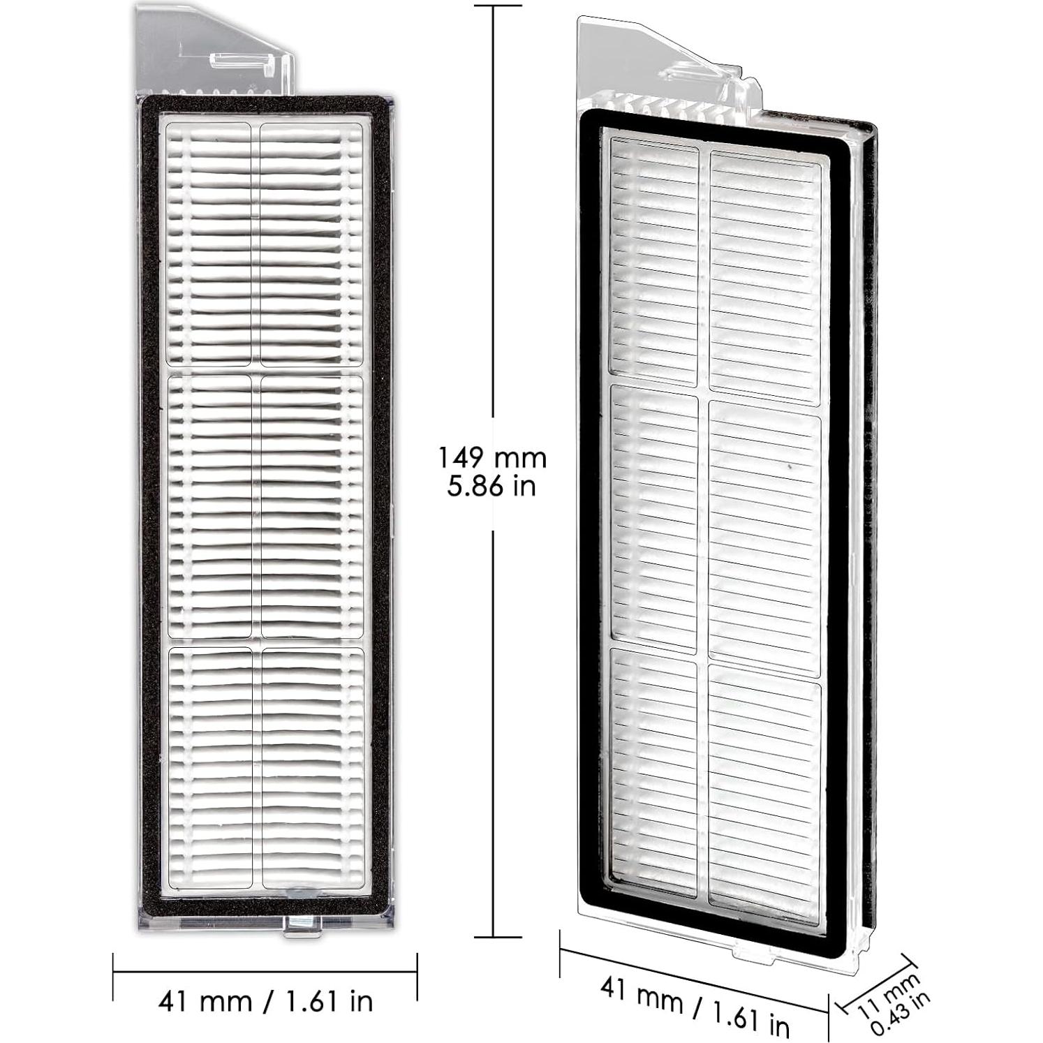 Filtros HEPA de Reemplazo COWINORY para Roborock S8 Max Ultra - 4 Piezas