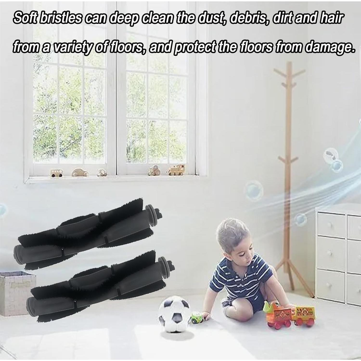 Cepillos Rodantes para Aspiradora Robótica Frexusuent T20+ 2Pcs