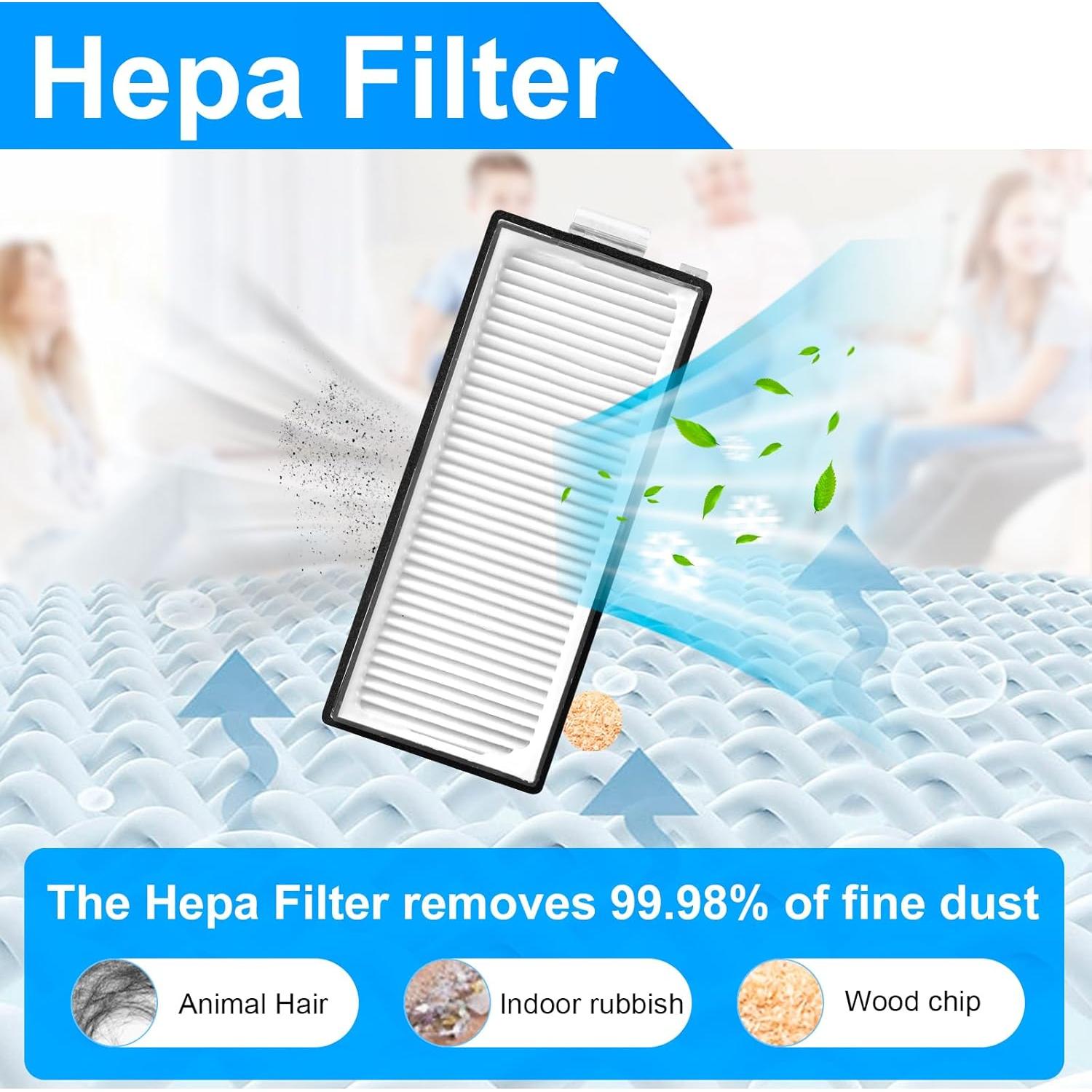 Kit Accesorios Aspiradora Robot Fixbetter para Roborock Qrevo