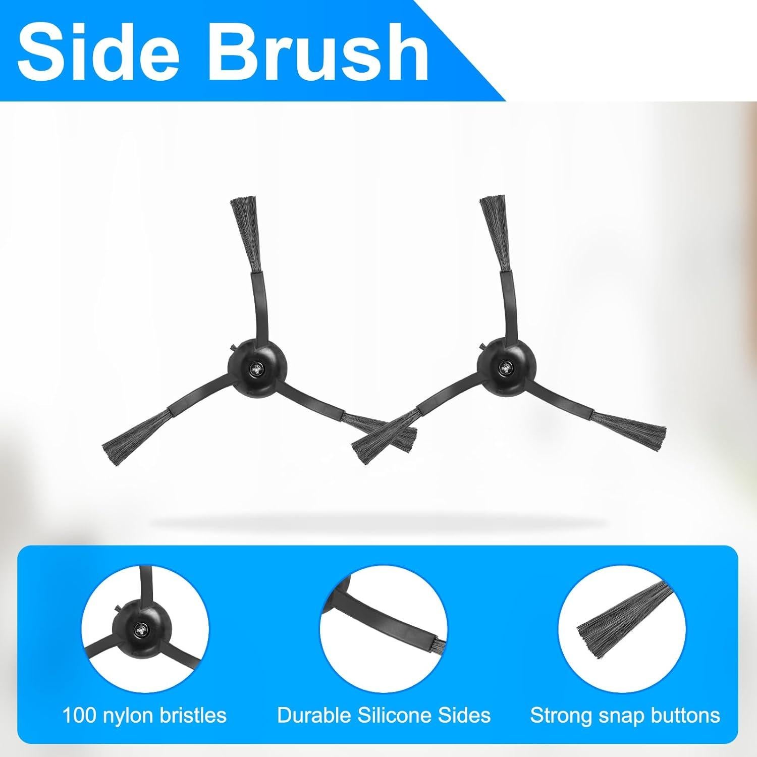 Kit Accesorios Aspiradora Robot Fixbetter para Roborock Qrevo