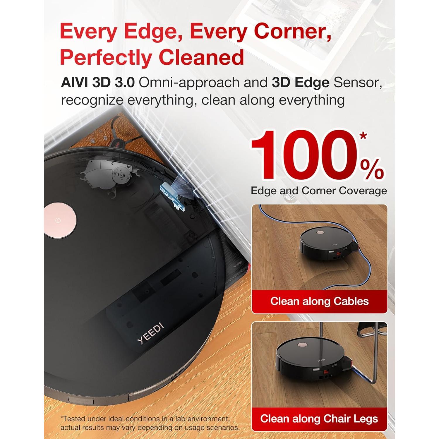 Robot Aspiradora Yeedi S14 Plus 18000Pa con Mopa Automática