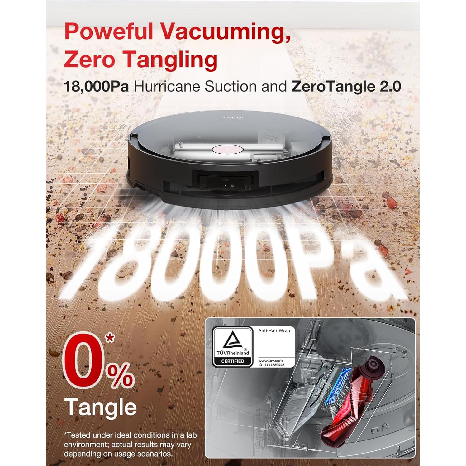 Robot Aspiradora Yeedi S14 Plus 18000Pa con Mopa Automática