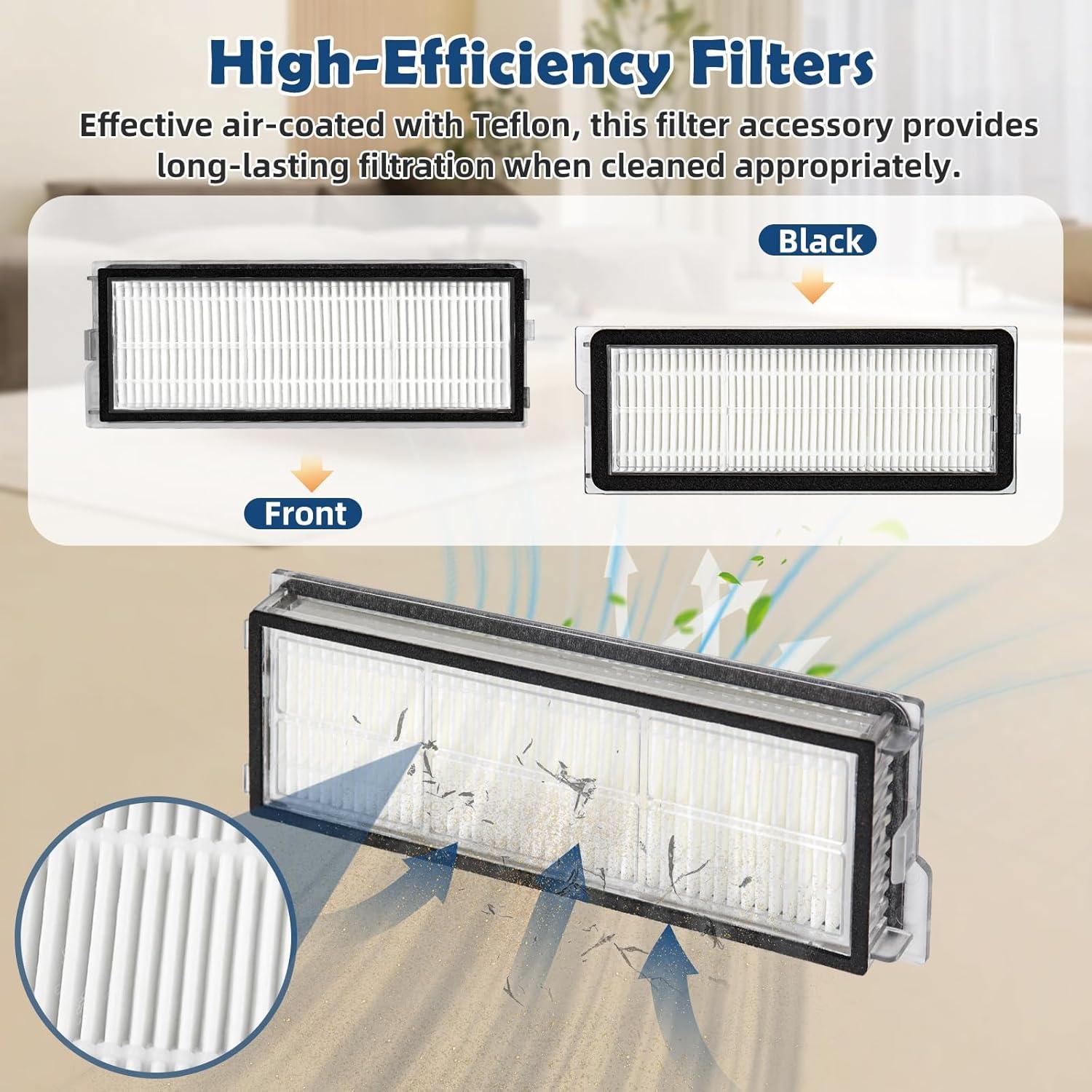 Kit de Reemplazo para Aspiradora Robot Roborock Q Revo S - 18 Piezas