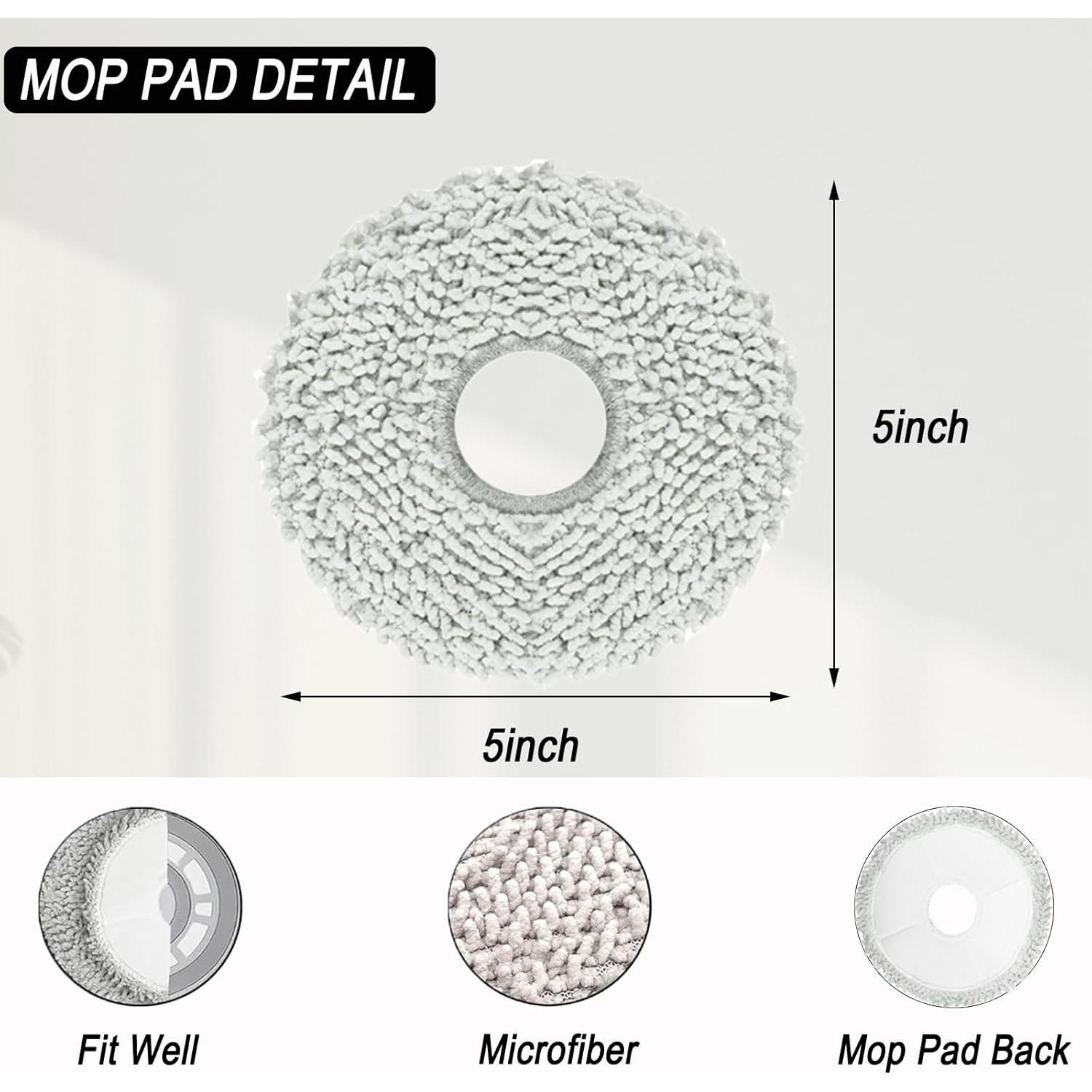 Accesorios para Aspiradora Robot Frexusuent J15 Pro - 6 Bolsas y 4 Almohadillas