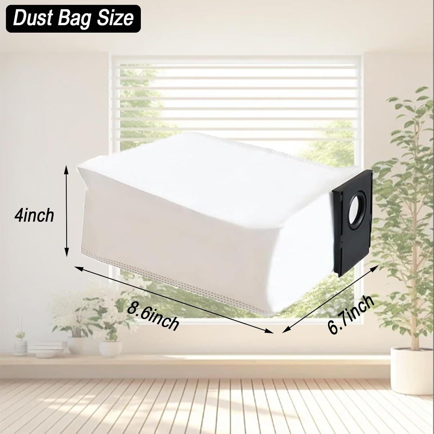 Accesorios para Aspiradora Robot Frexusuent J15 Pro - 6 Bolsas y 4 Almohadillas