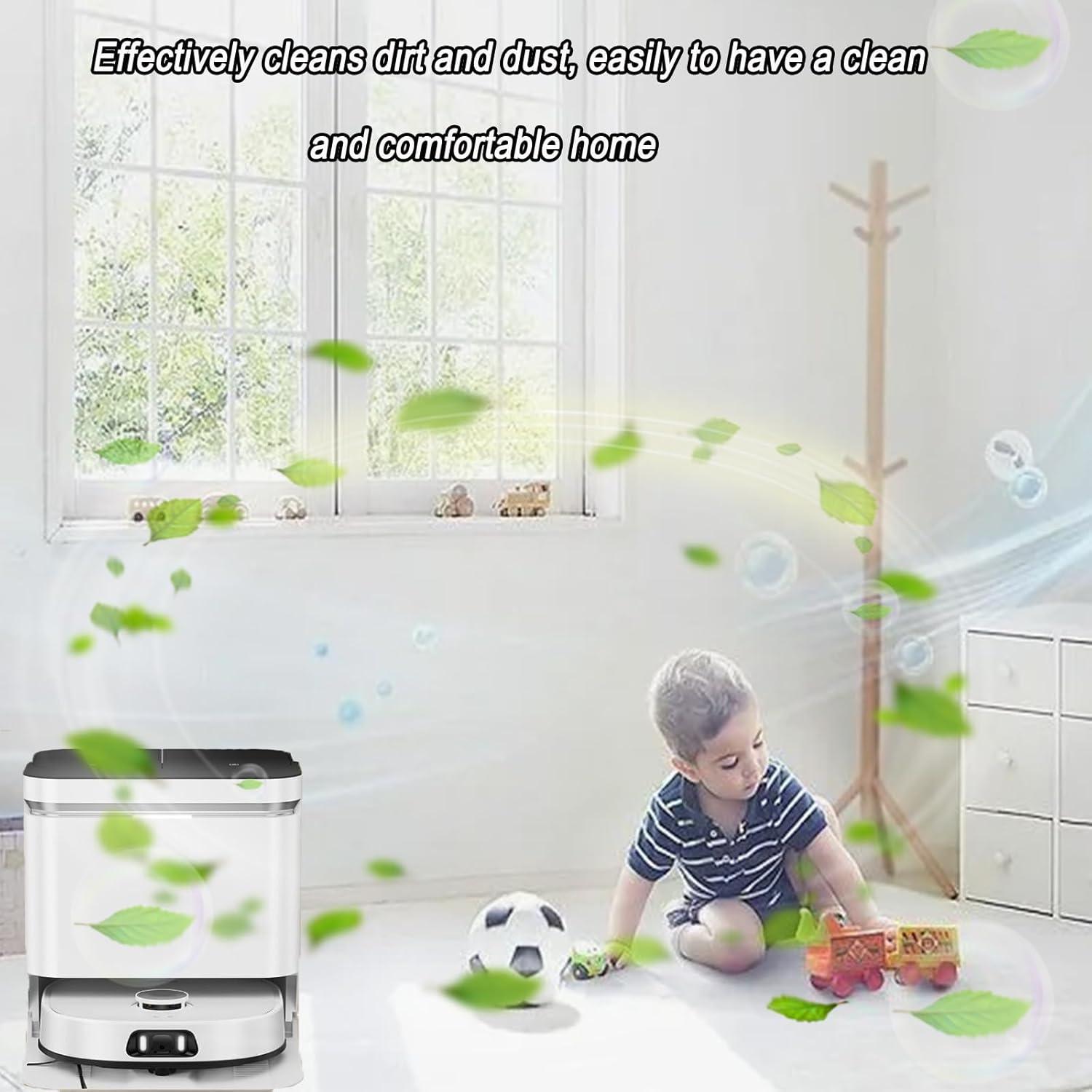 Accesorios para Aspiradora Robot Frexusuent J15 Pro - 6 Bolsas y 4 Almohadillas