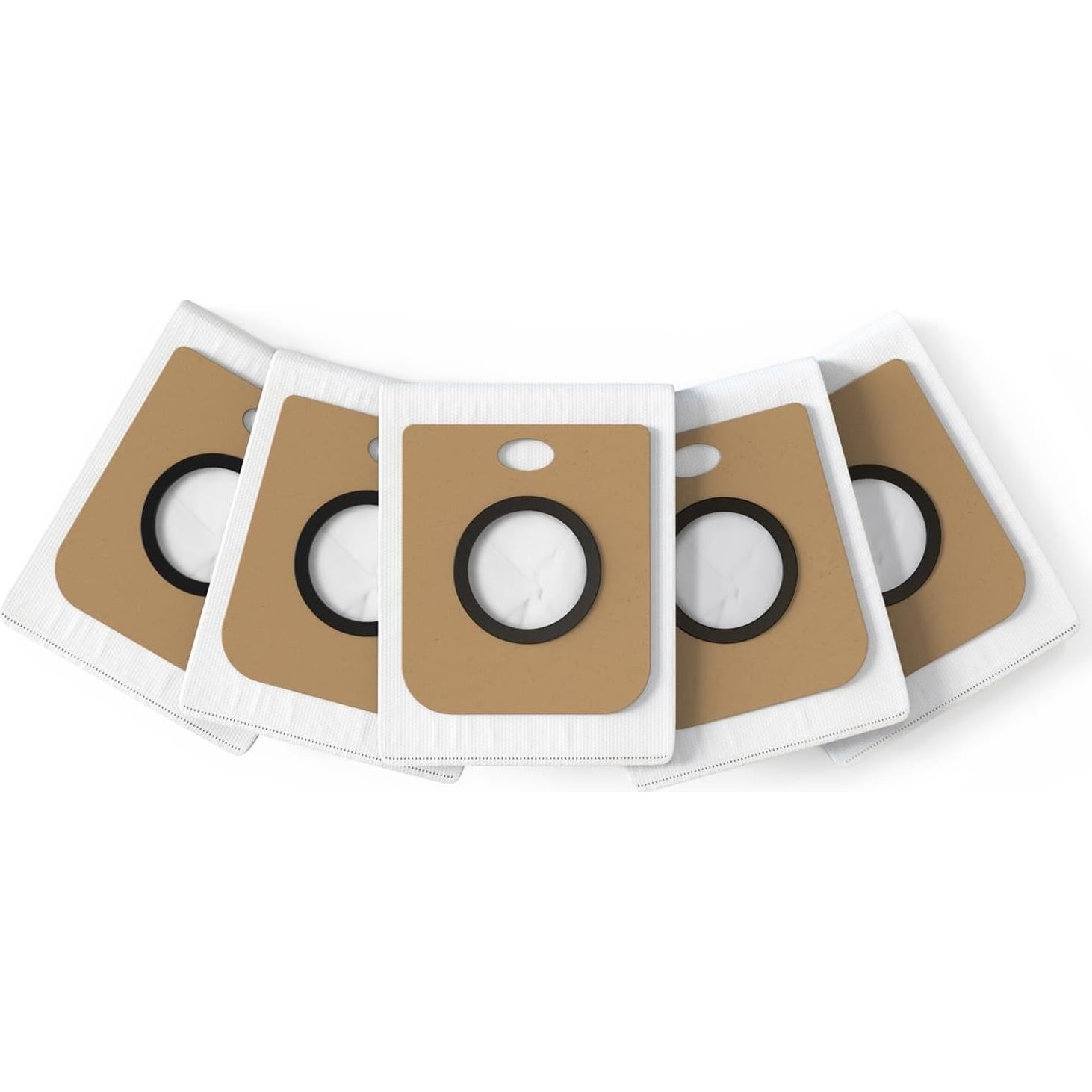 ILIFE A12 Pro Robot Vacuum and Mop Combo, Self Emptying Robot Vacuum Cleaner + A12 Pro Replacement Dust Bags, 5 Pack Included