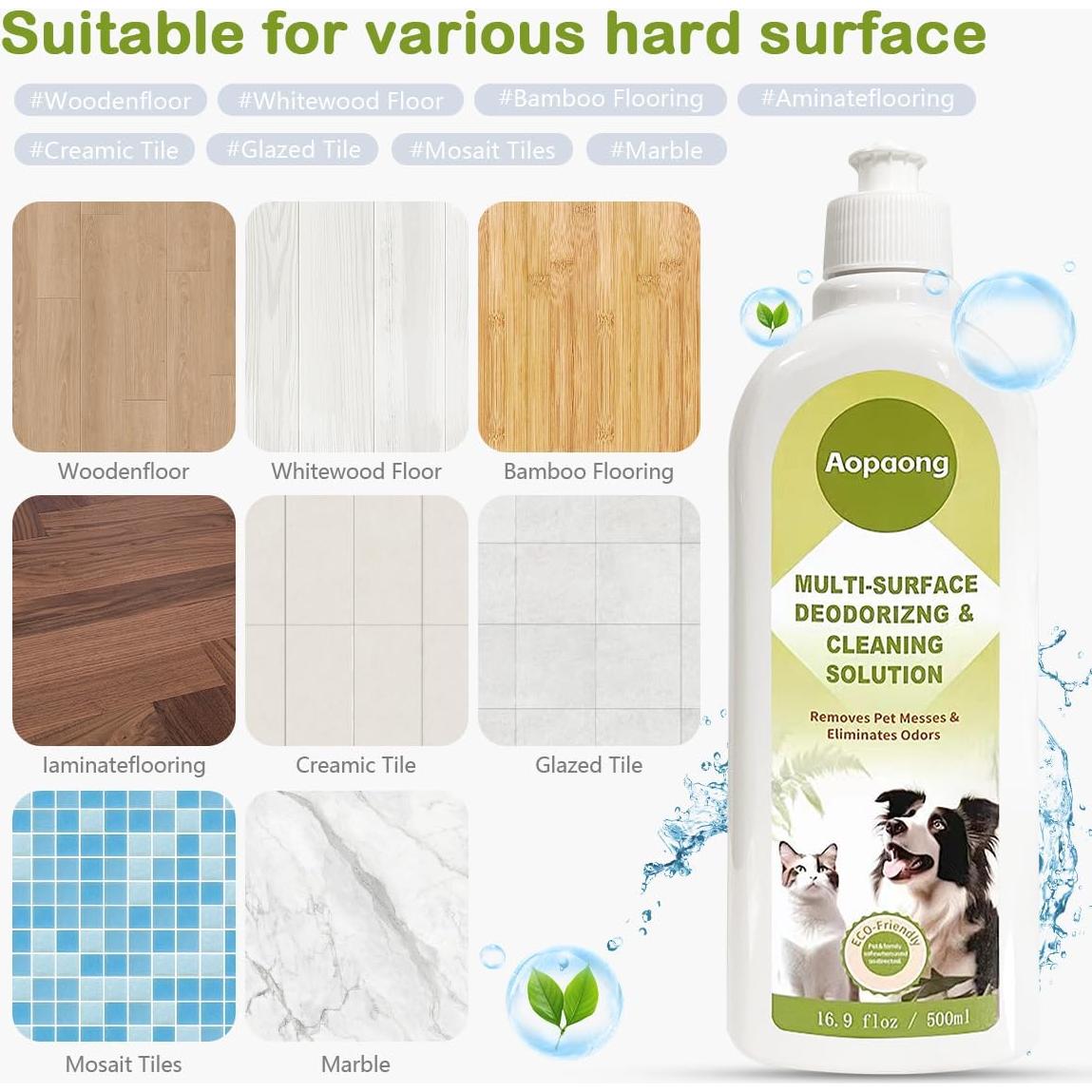 Limpiador de Pisos Multi-Superficie Aopaong 500ml - Aroma Fresco