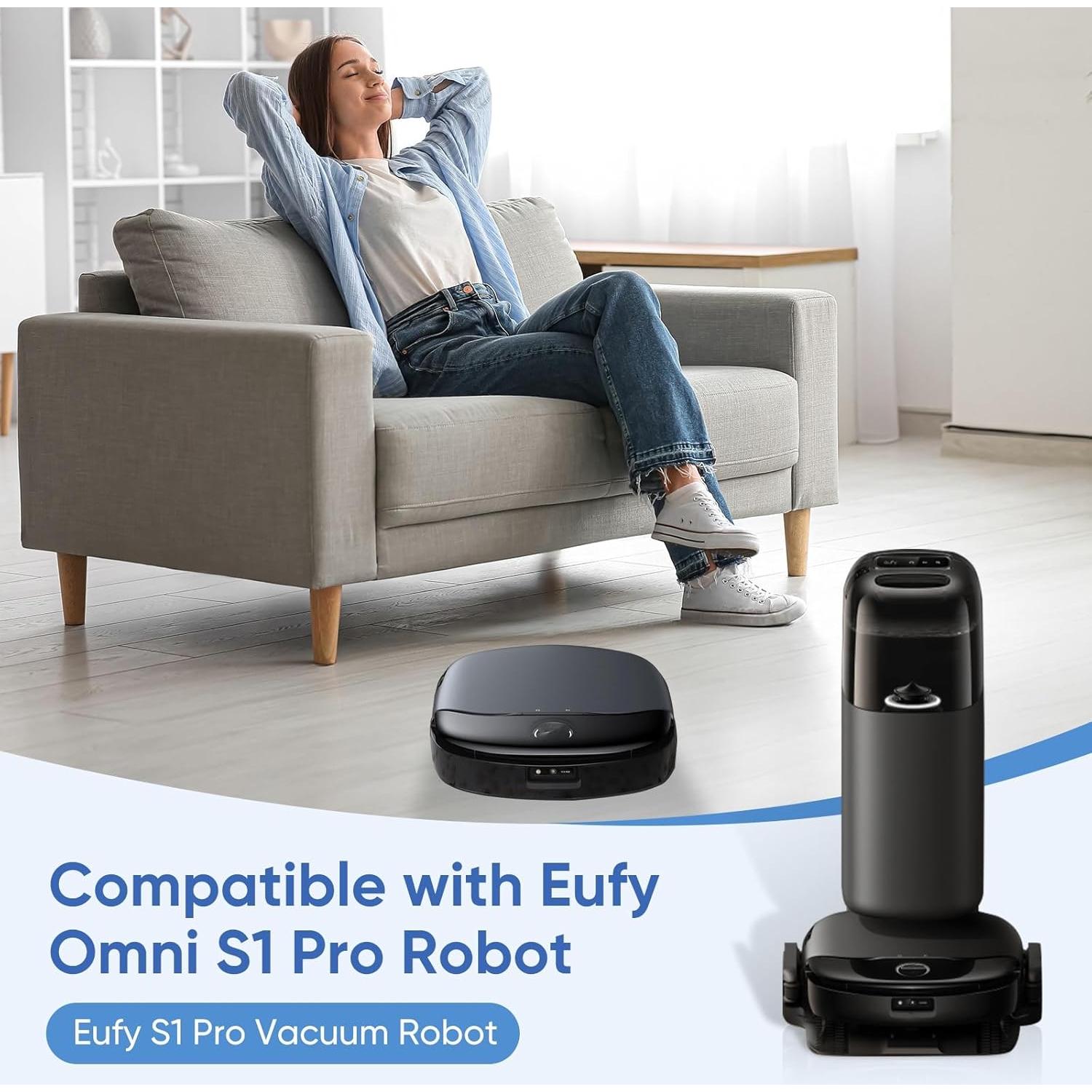 Paquete de 12 bolsas de polvo LBLVBNEWD para Eufy Omni S1 Pro