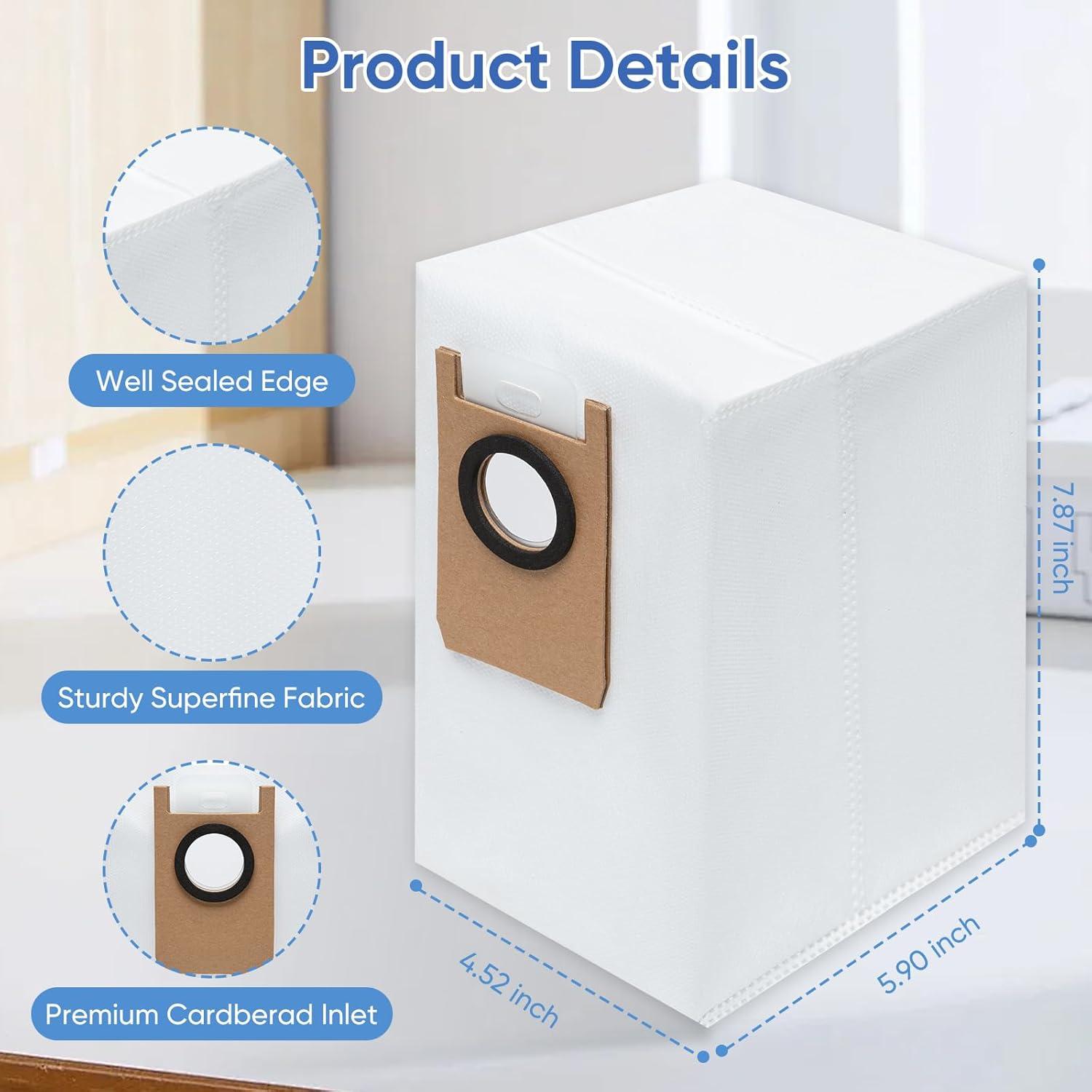 Paquete de 12 bolsas de polvo LBLVBNEWD para Eufy Omni S1 Pro