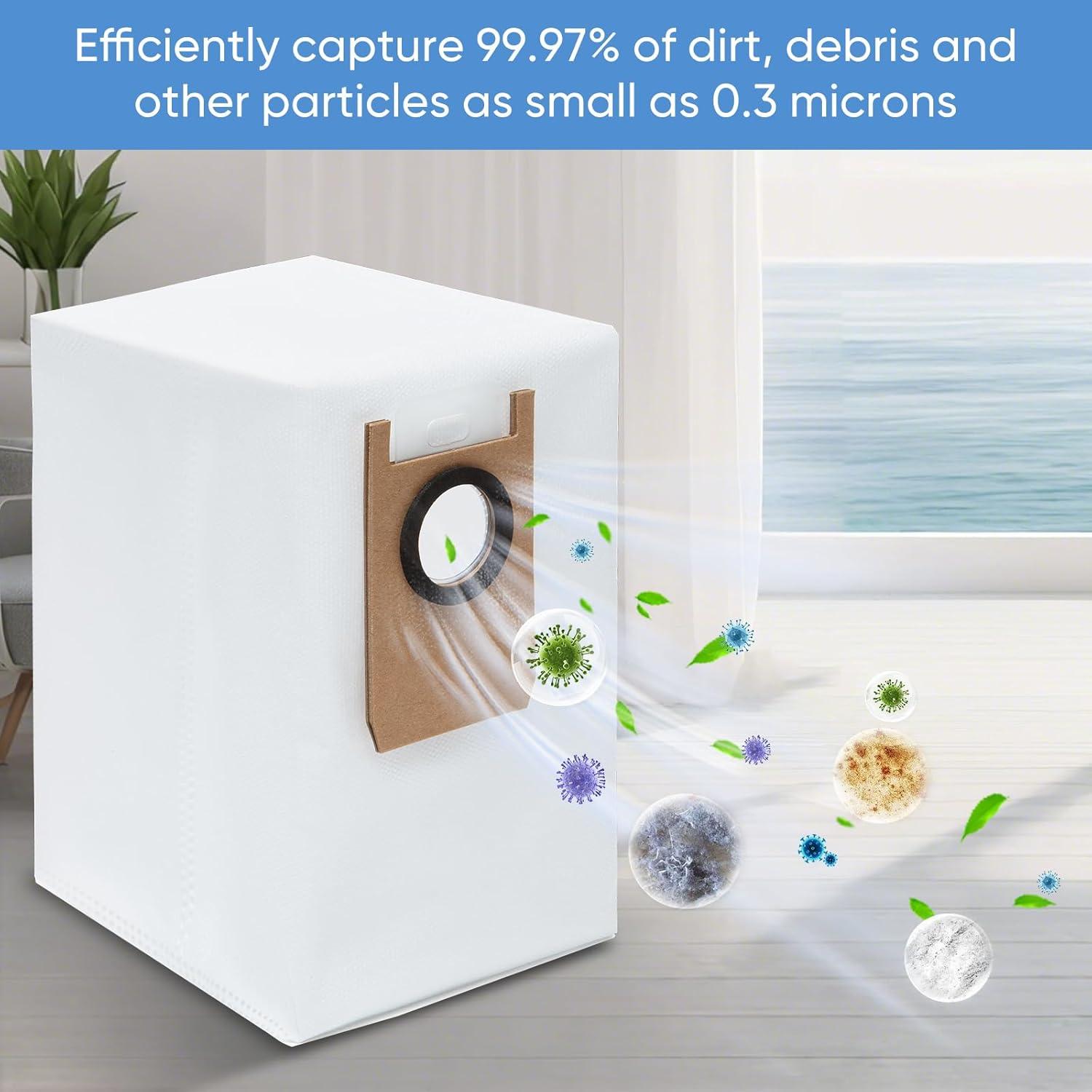 Paquete de 12 bolsas de polvo LBLVBNEWD para Eufy Omni S1 Pro