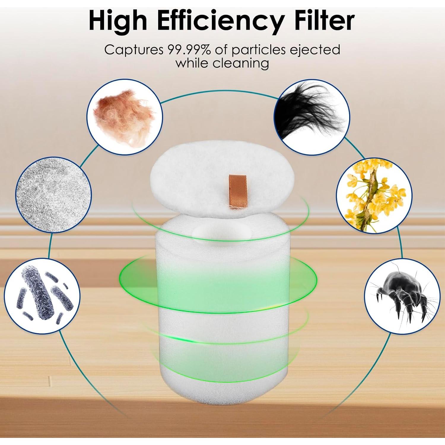 Kit de Accesorios LemonRunRun para Aspiradora Robot RV2820ZE - 15 Piezas