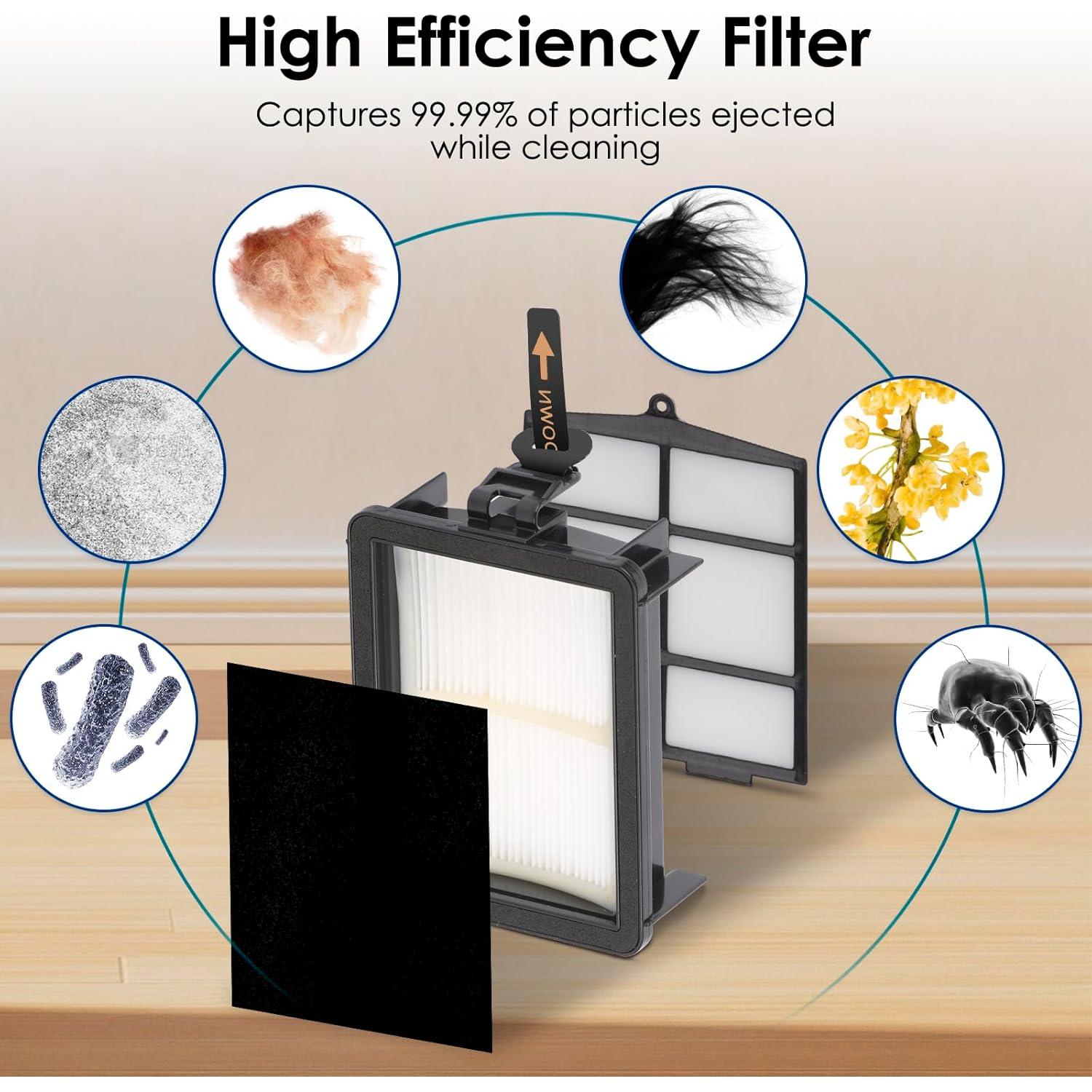 Kit de Accesorios LemonRunRun para Aspiradora Robot RV2820ZE - 15 Piezas