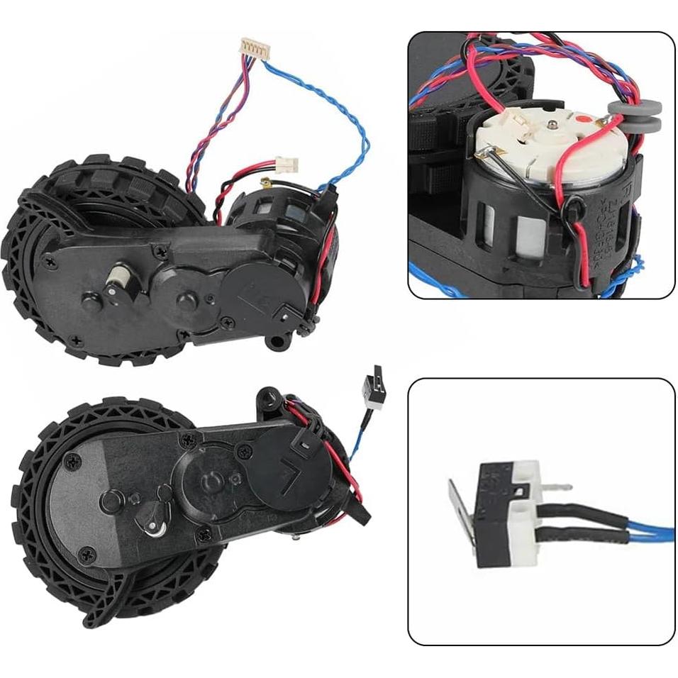 Rueda Izquierda para Aspiradora Robot Ecovacs DEEBOT N8/N8 Pro/T8/T9