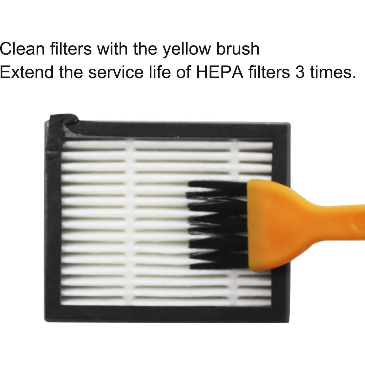 Repuestos iRobot Roomba MZY LLC - 11 Piezas: Filtros HEPA y Cepillos