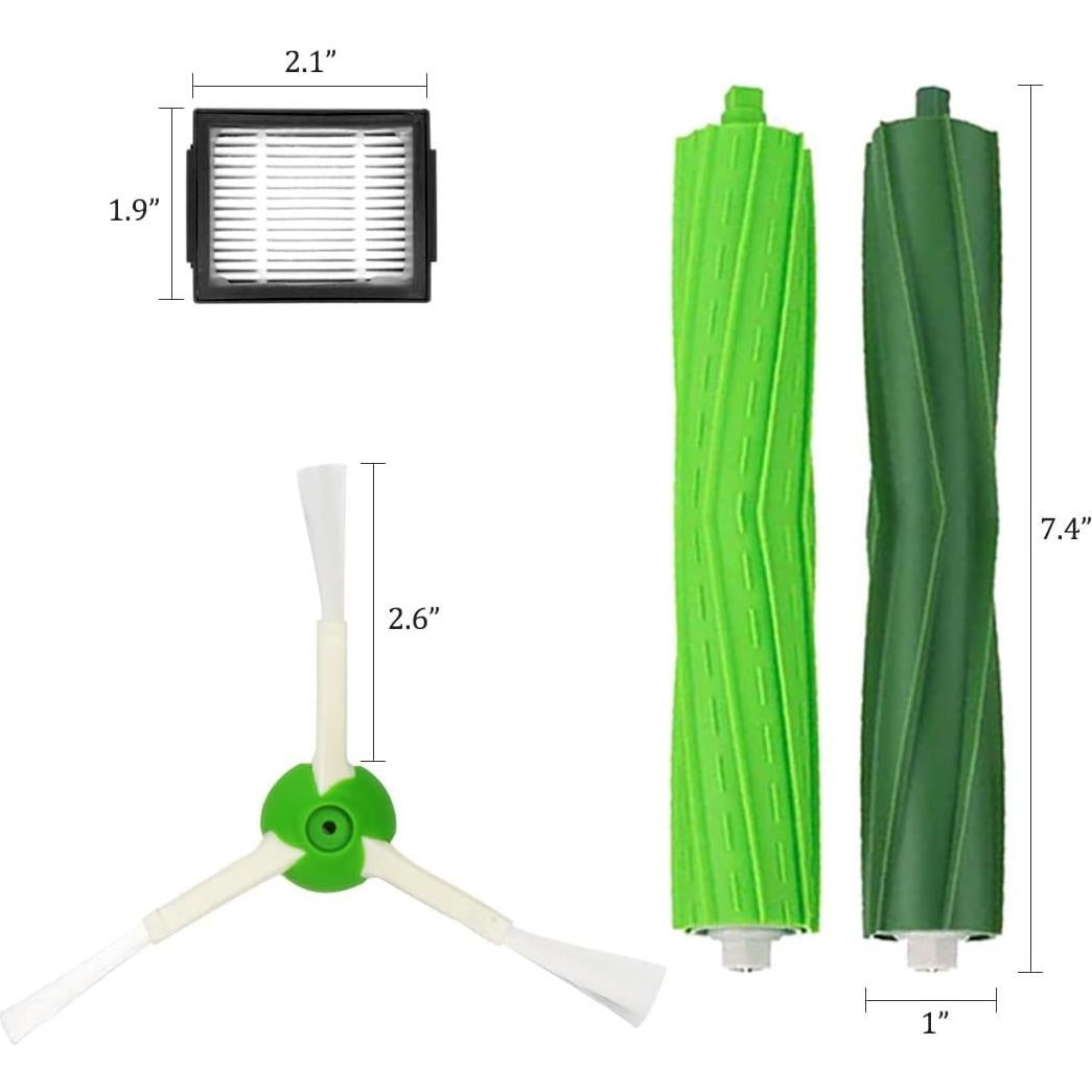 Repuestos iRobot Roomba MZY LLC - 11 Piezas: Filtros HEPA y Cepillos
