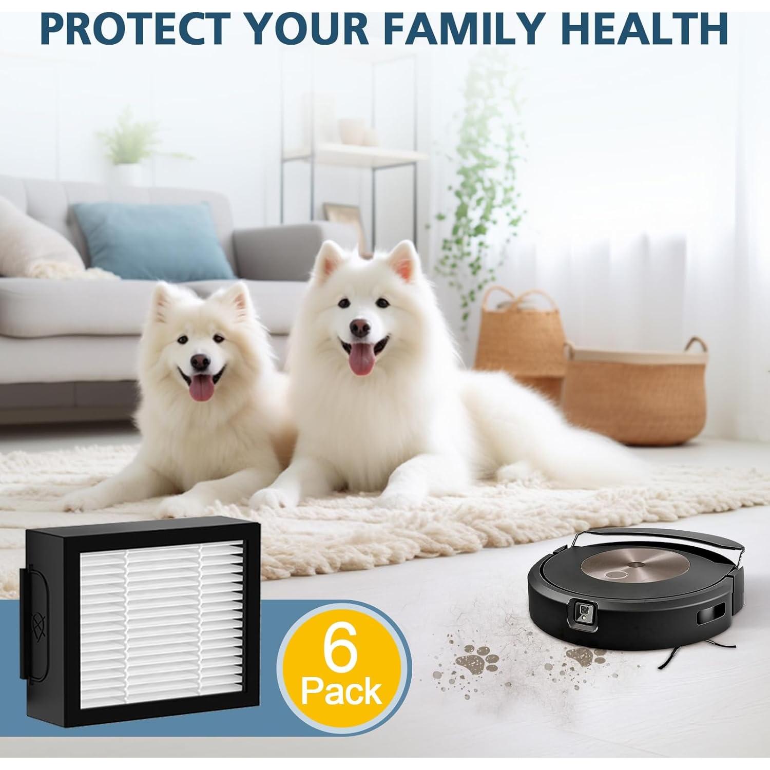 Filtros HEPA Lacvik para i-Robot Roomba Combo 10 Max/j9+/j7+