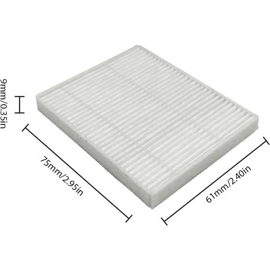 8 Piezas Filtro HEPA para Aspiradora Robot Xiaomi E10 E12