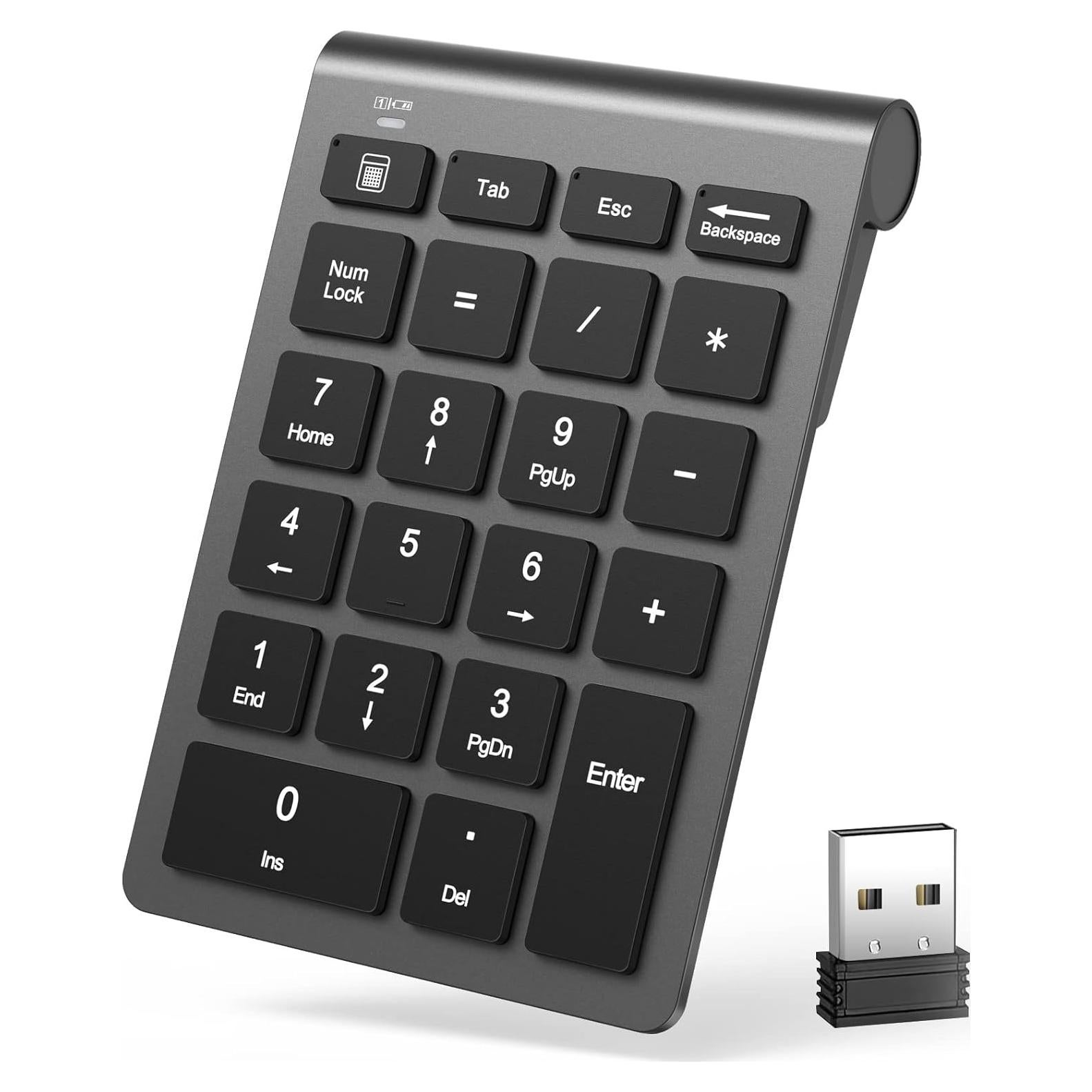 Teclado Numérico Inalámbrico LIANGSTAR RF22 22 Teclas