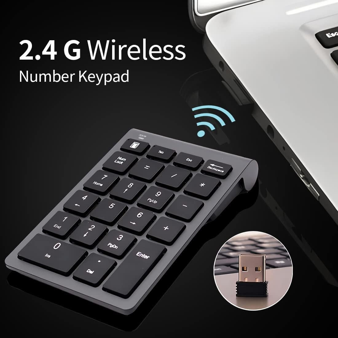 Teclado Numérico Inalámbrico LIANGSTAR RF22 22 Teclas