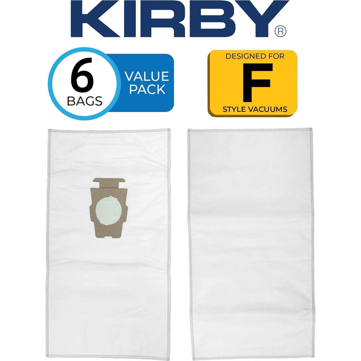Bolsas de Filtro HEPA Kirby 6-Pack | Modelo 204814 | Estilo F/Twist