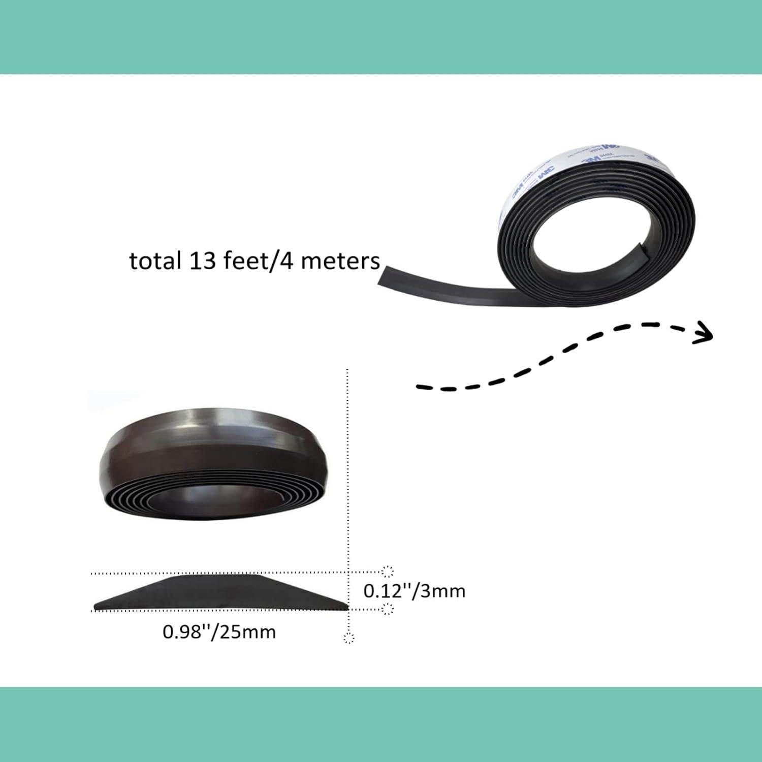 Cinta de Frontera Magnética LeadCon 7.92m Autoadhesiva