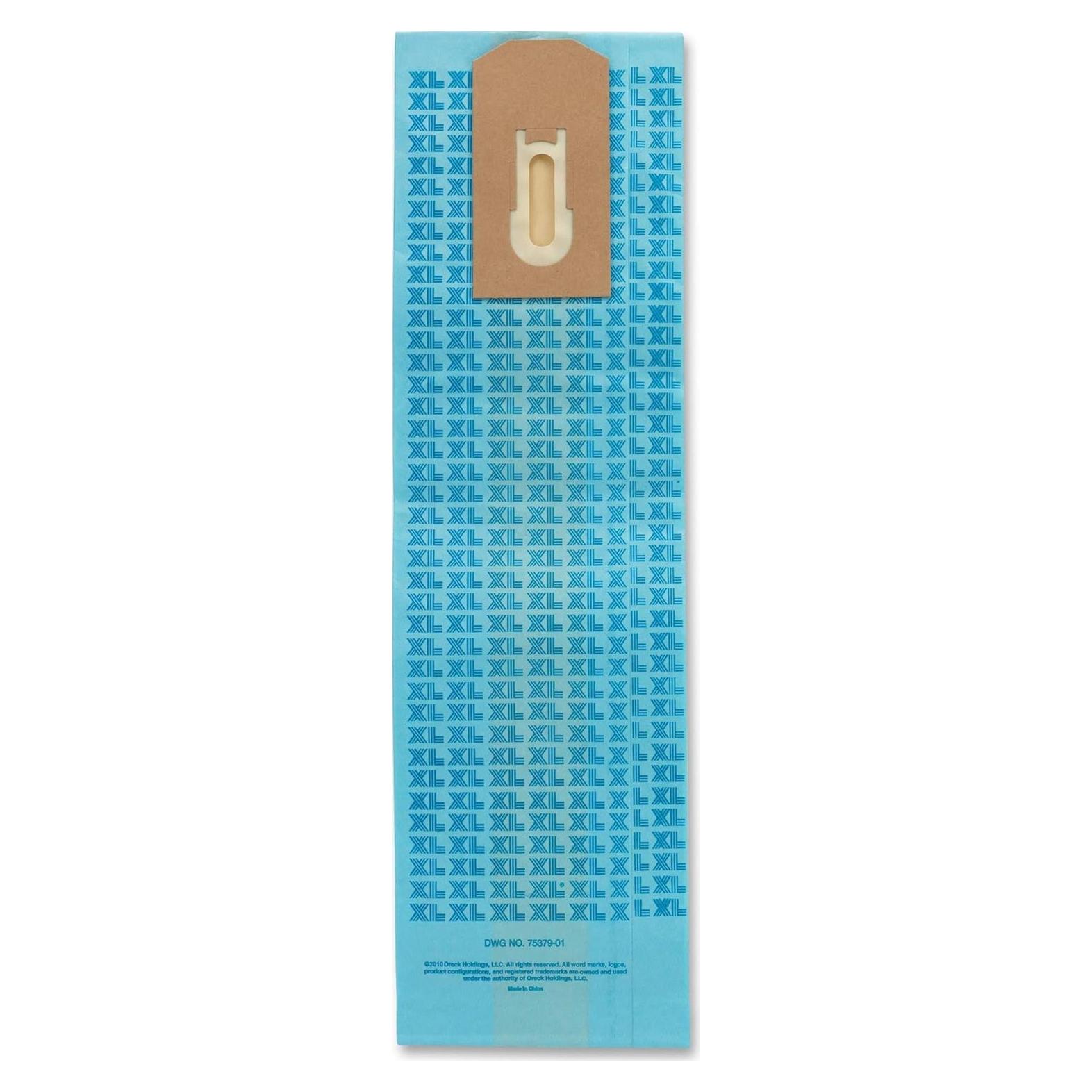 Bolsas de Aspiradora Oreck XL, Paquete de 9, Filtración Simple