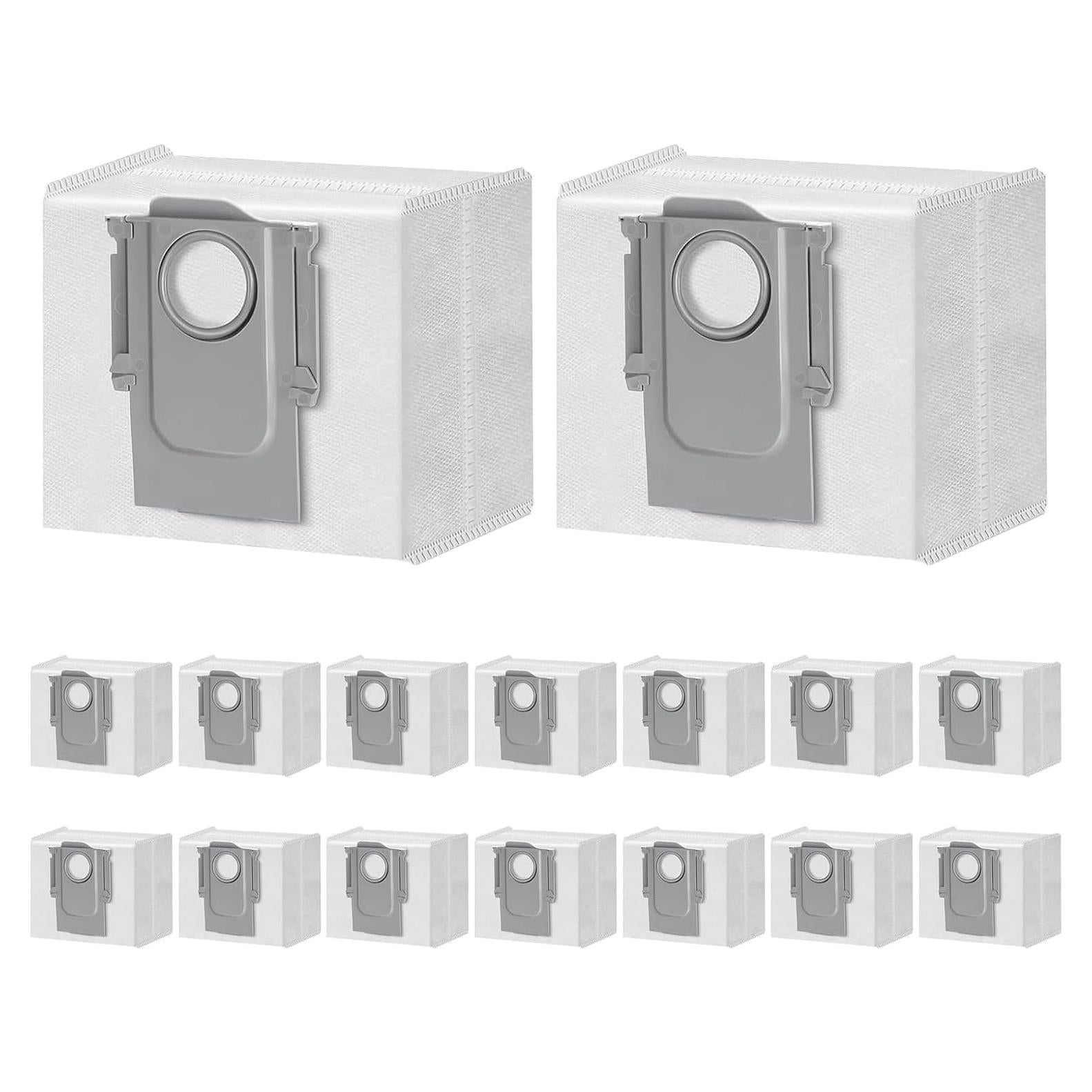 16 Bolsas Desechables Anmumu para Roborock S8+, S7 Max Ultra