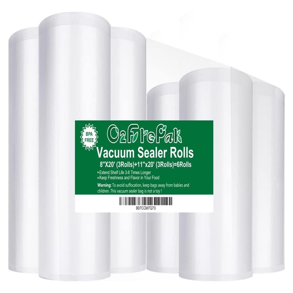 Bolsas de Sellado al Vacío O2frepak 6Pack 20cm y 28cm
