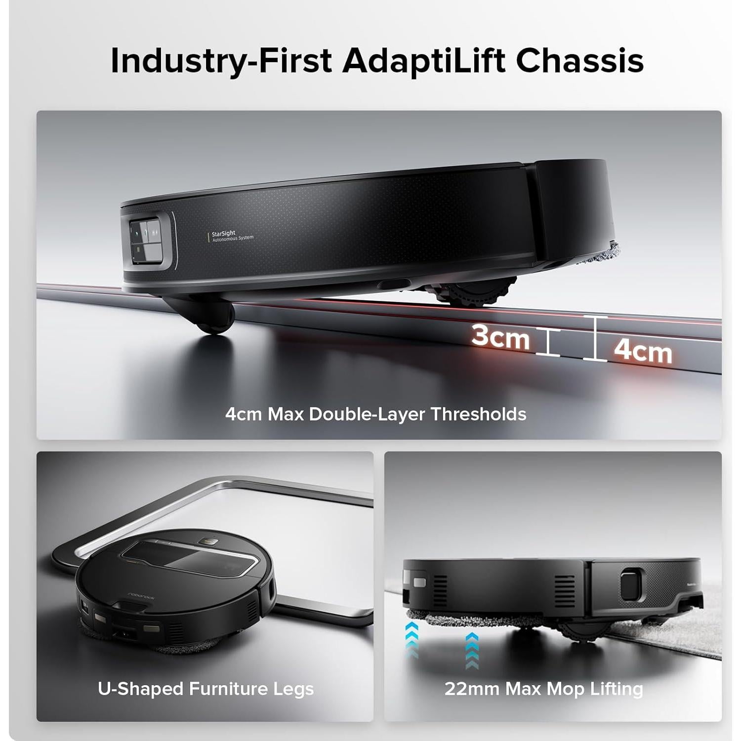 Aspiradora Robot Roborock Saros Z70 con Filtro Lavable