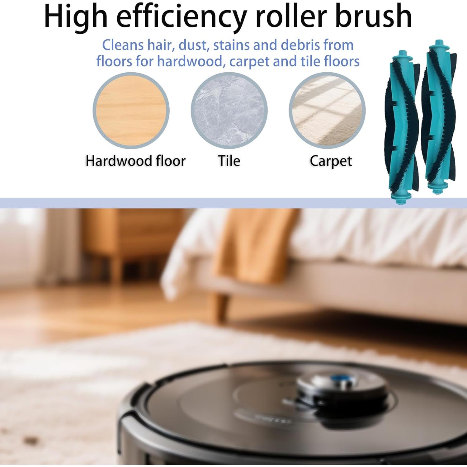 Kit de Repuesto FZCSZJFR para Aspiradora Robot BPMIO B15/B15 Plus