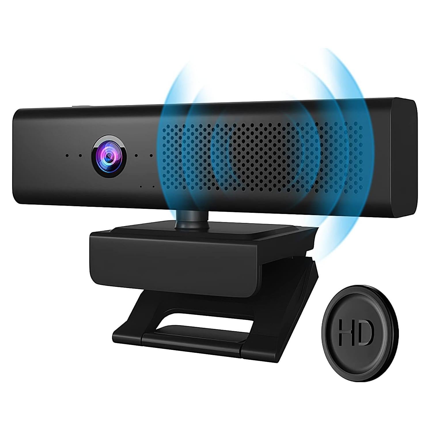 Cámara Webcam Full HD 1080P Maciebelle con Altavoz y Micrófonos