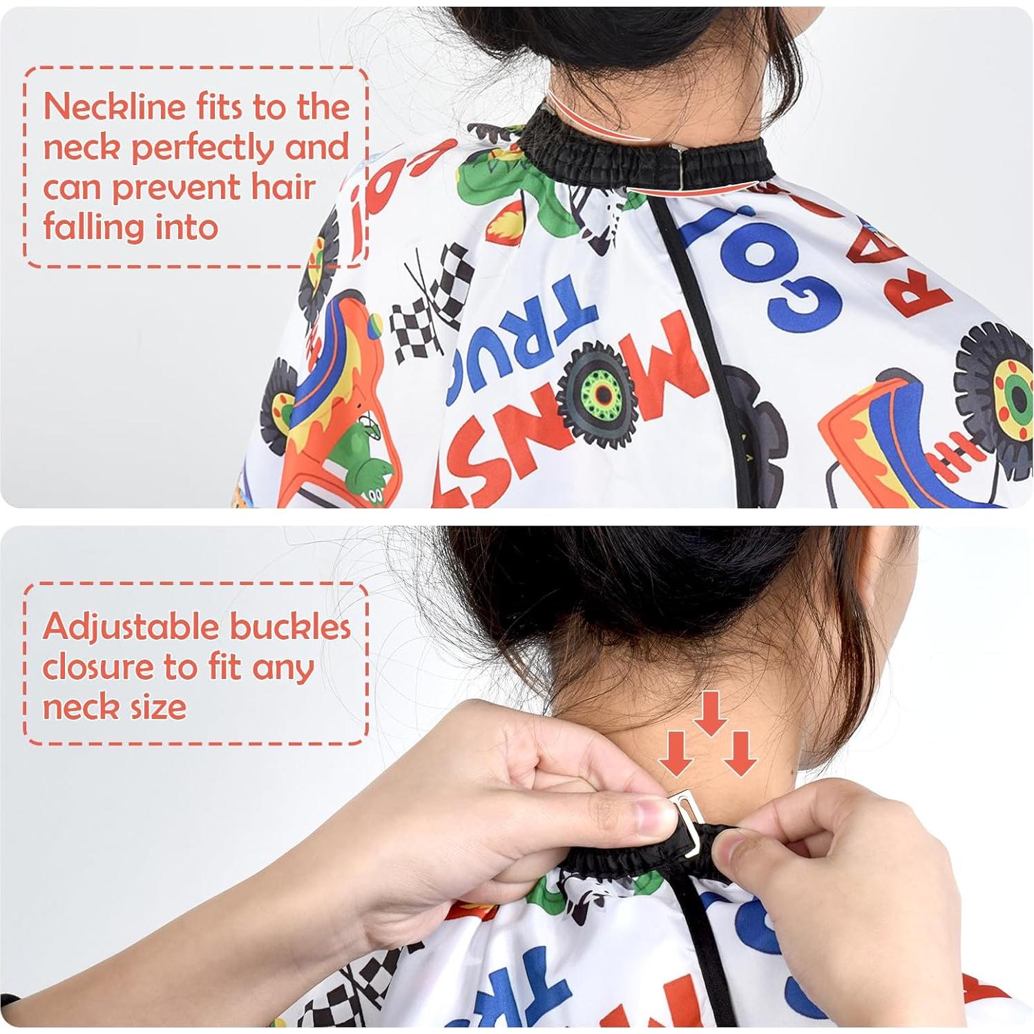 Capa de Corte de Cabello para Niños FaHaner Caricatura 91x91 cm