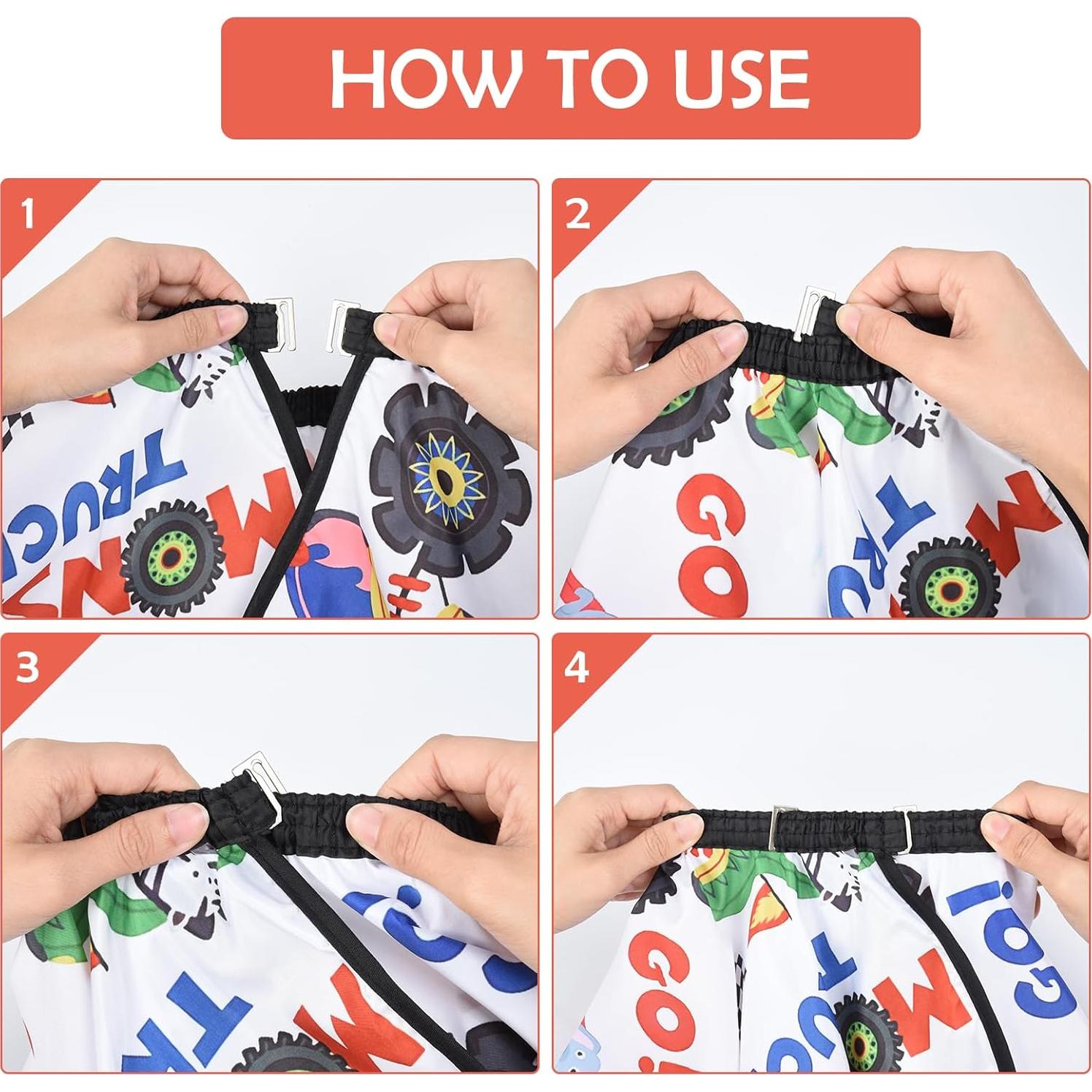 Capa de Corte de Cabello para Niños FaHaner Caricatura 91x91 cm