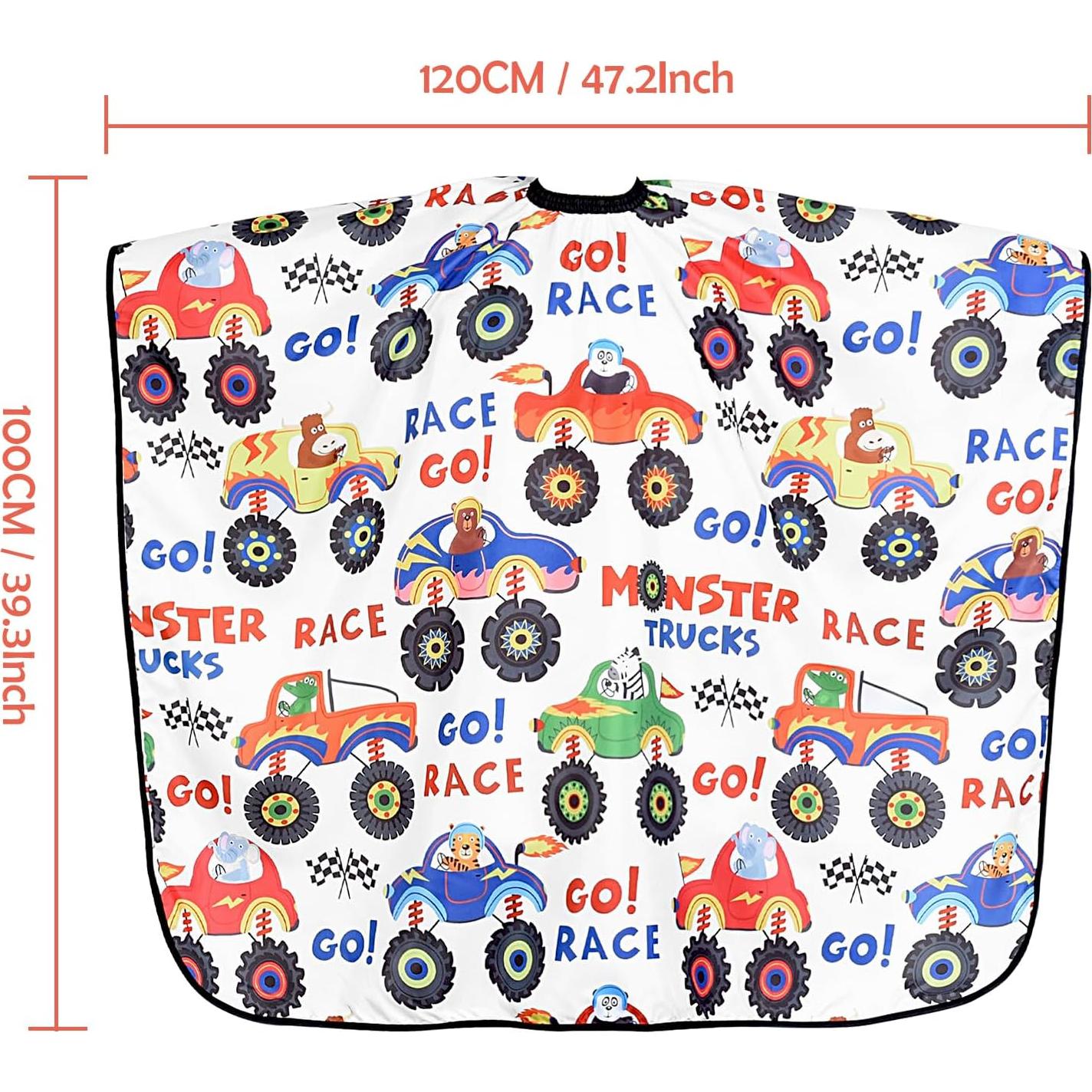 Capa de Corte de Cabello para Niños FaHaner Caricatura 91x91 cm