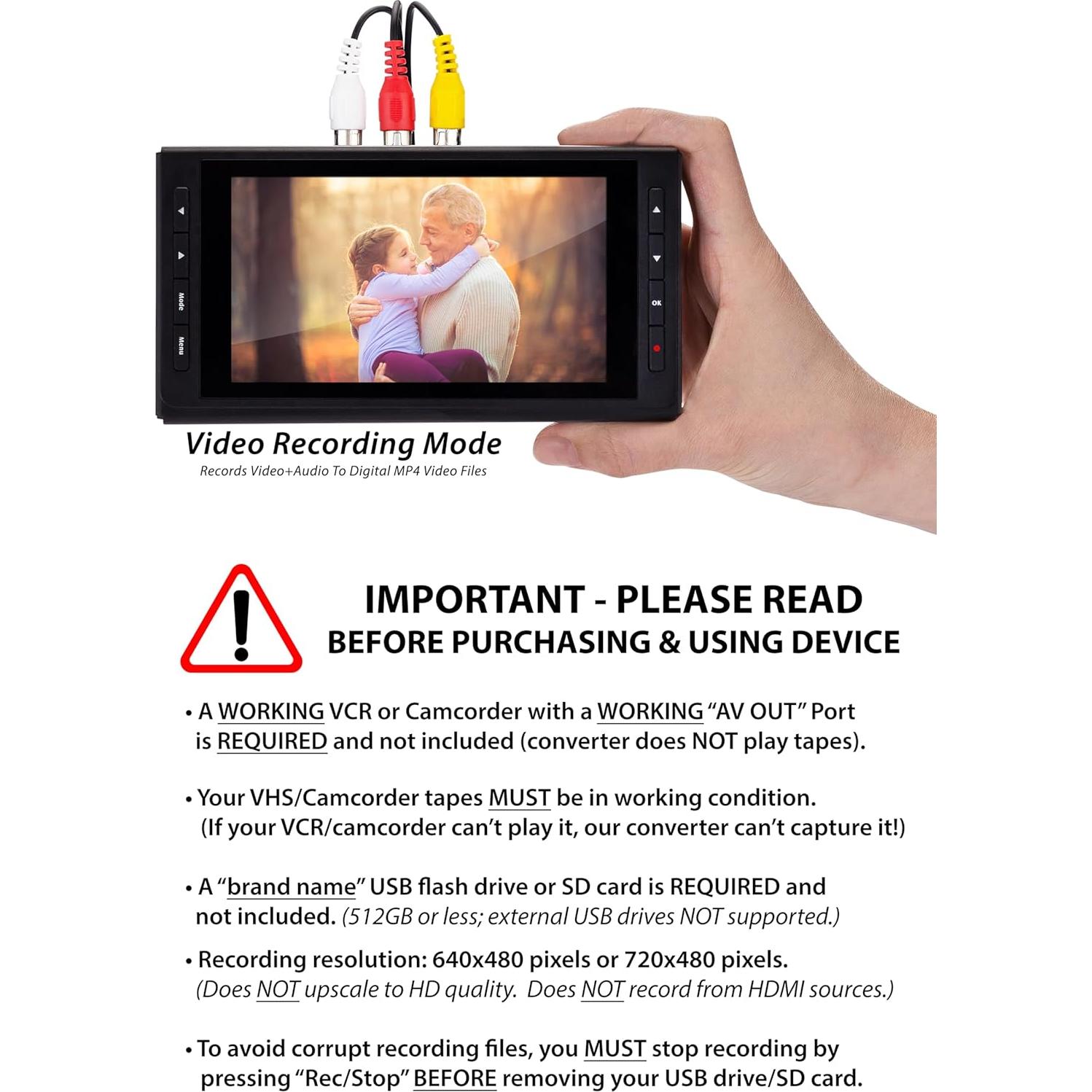 Convertidor de Video Digital ClearClick 3.0 - Graba VHS y Audio